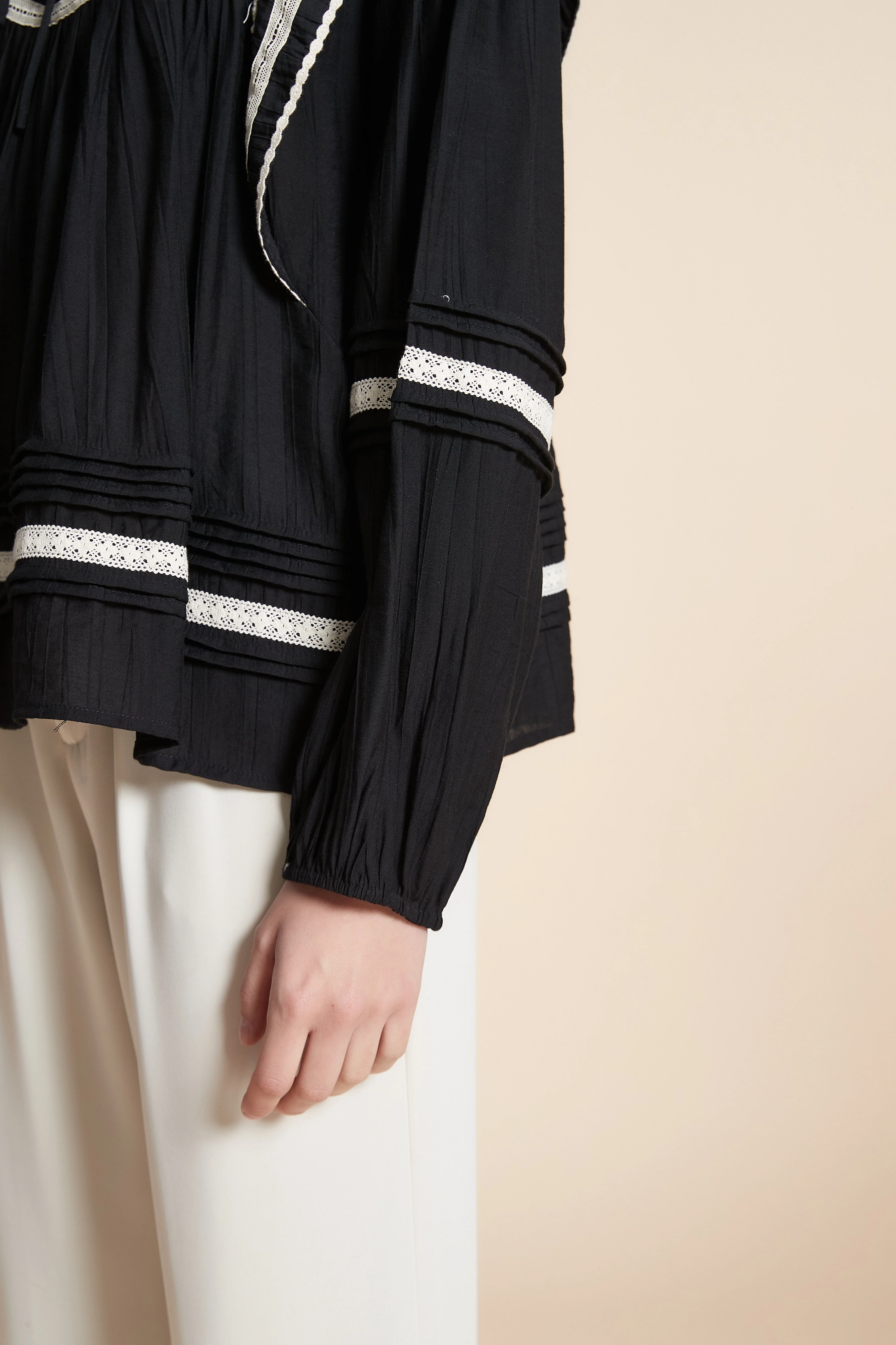 Long Sleeve Mid-Length Blouse - Image 6