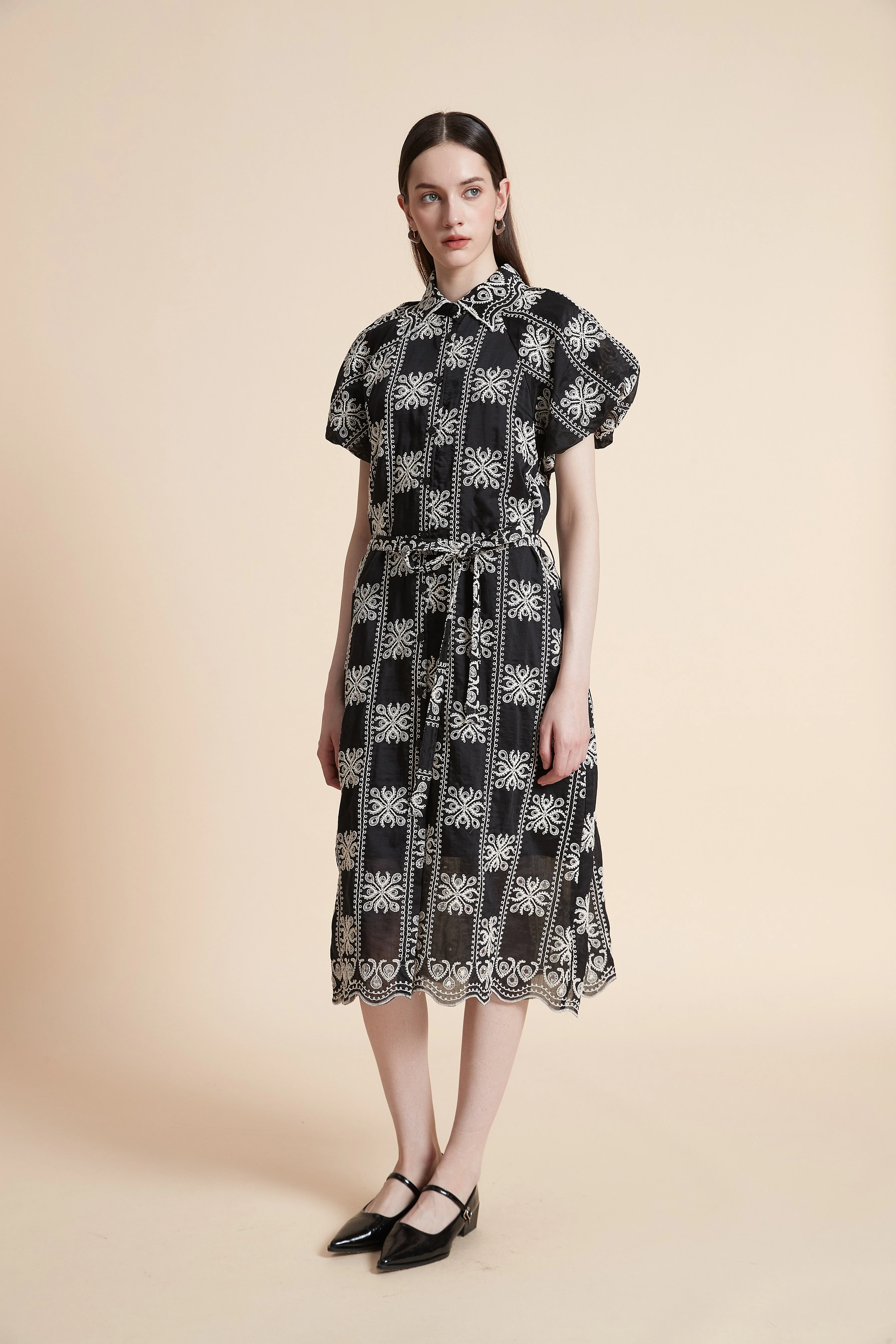 Short Checkered Dress - Image 2