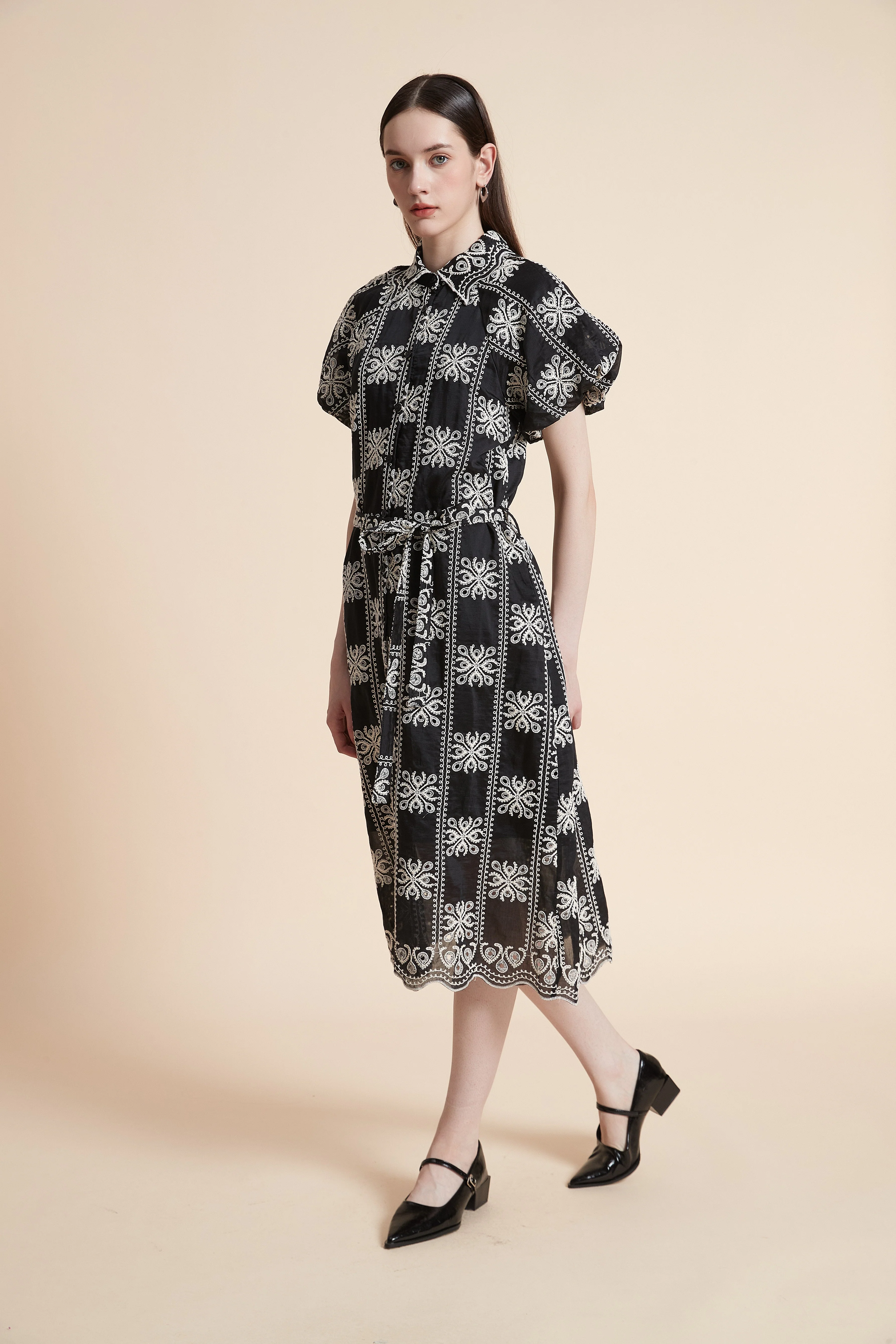 Short Checkered Dress - Image 3