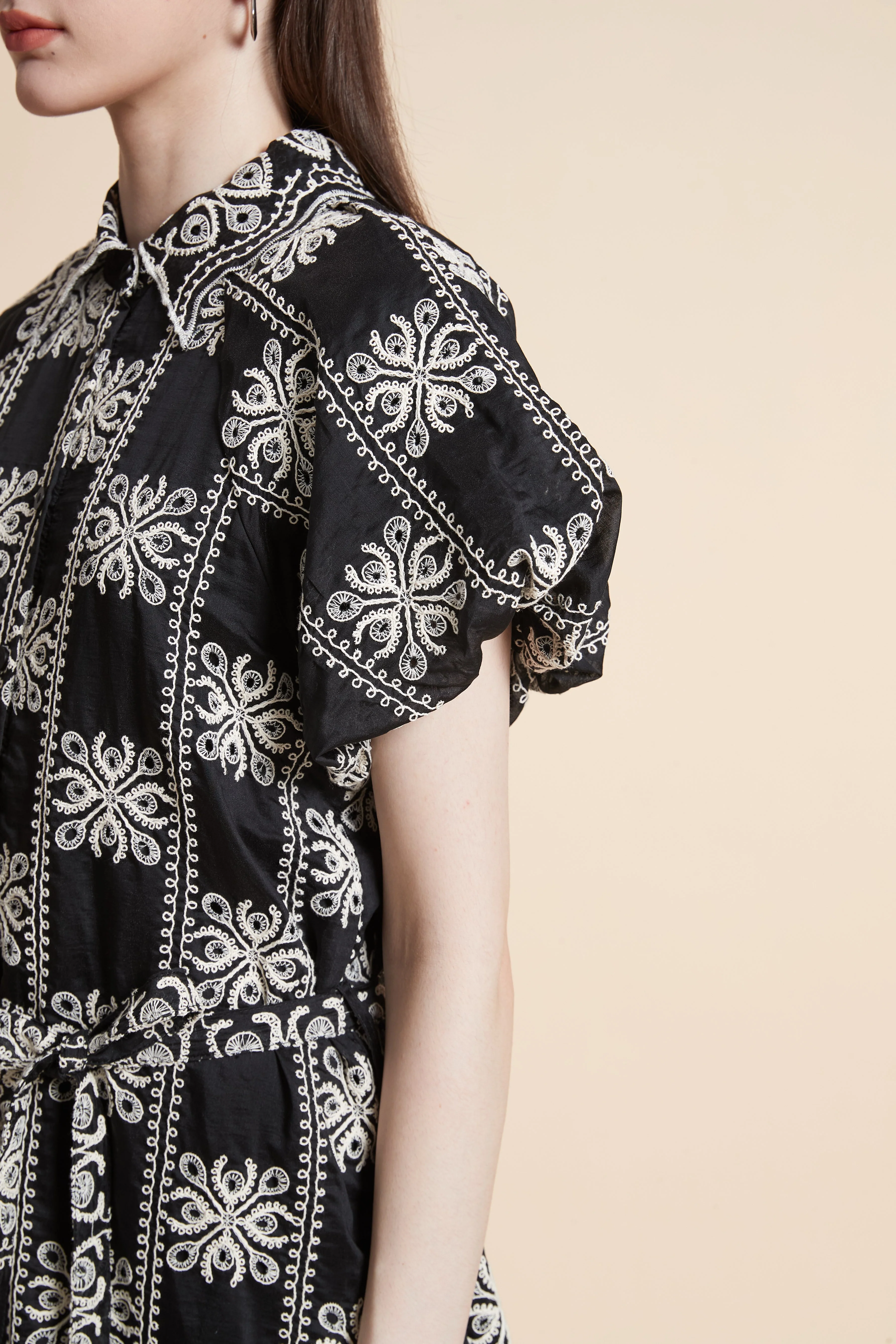 Short Checkered Dress - Image 5