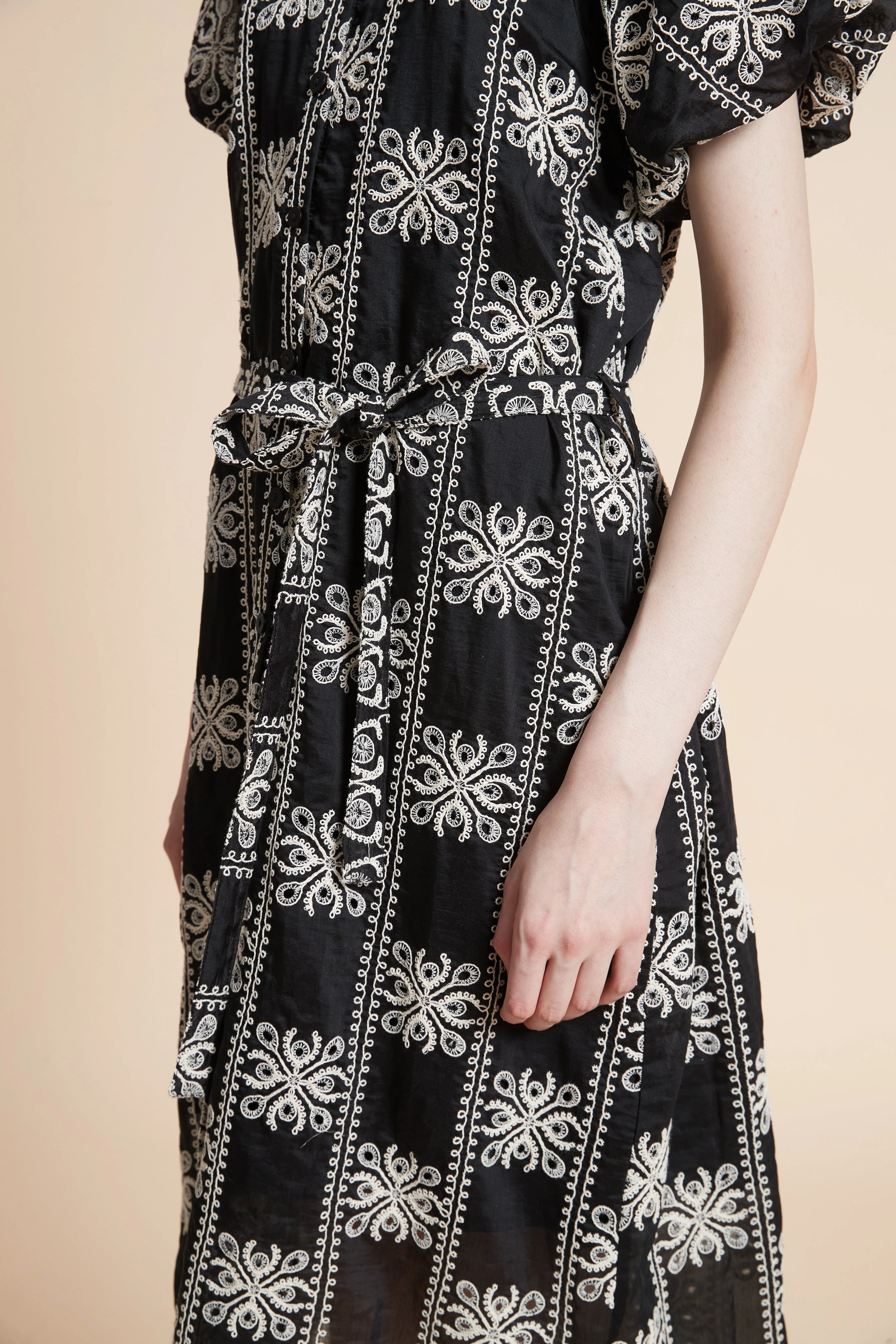 Short Checkered Dress - Image 6