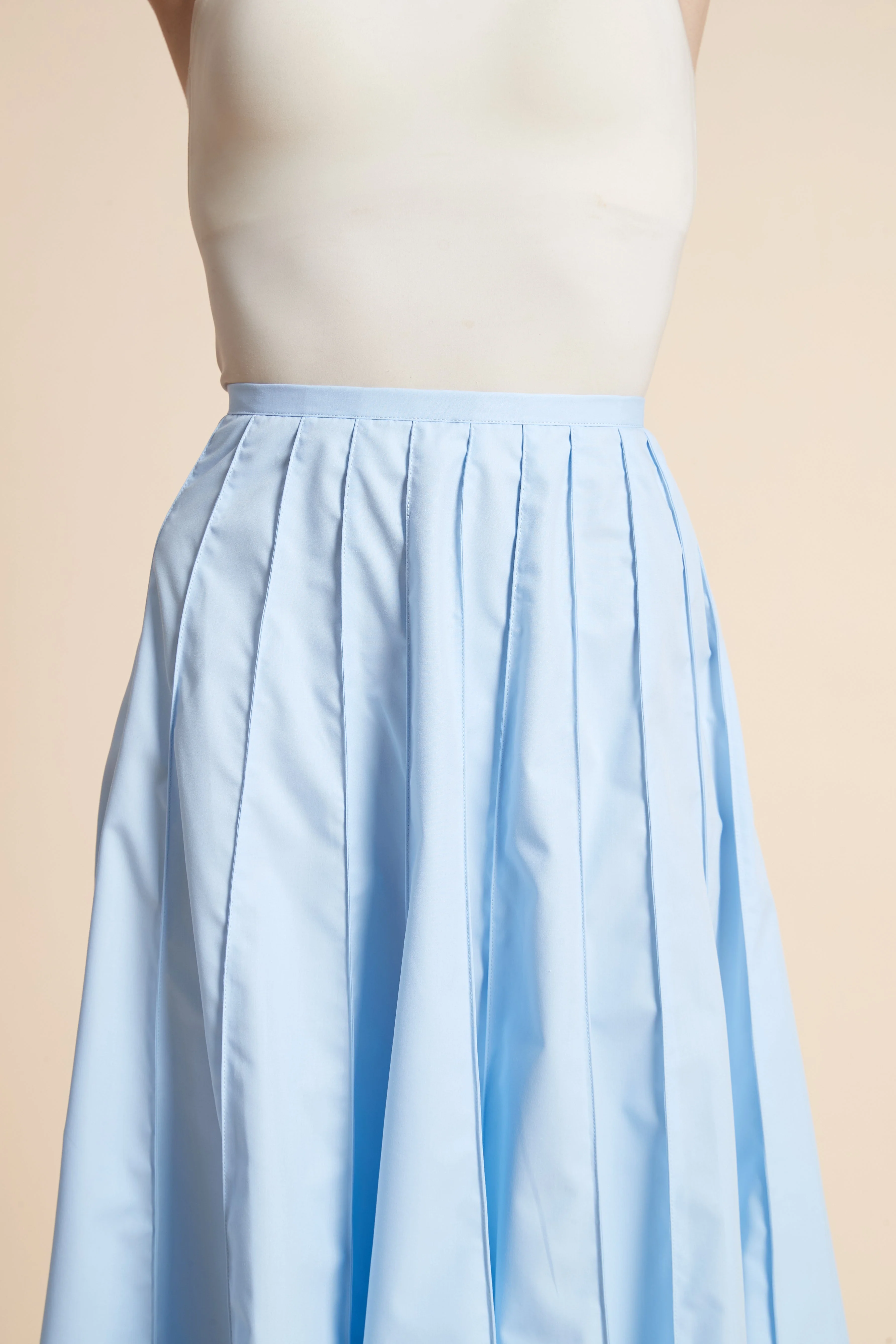 Solid Midi Skirt - Image 4