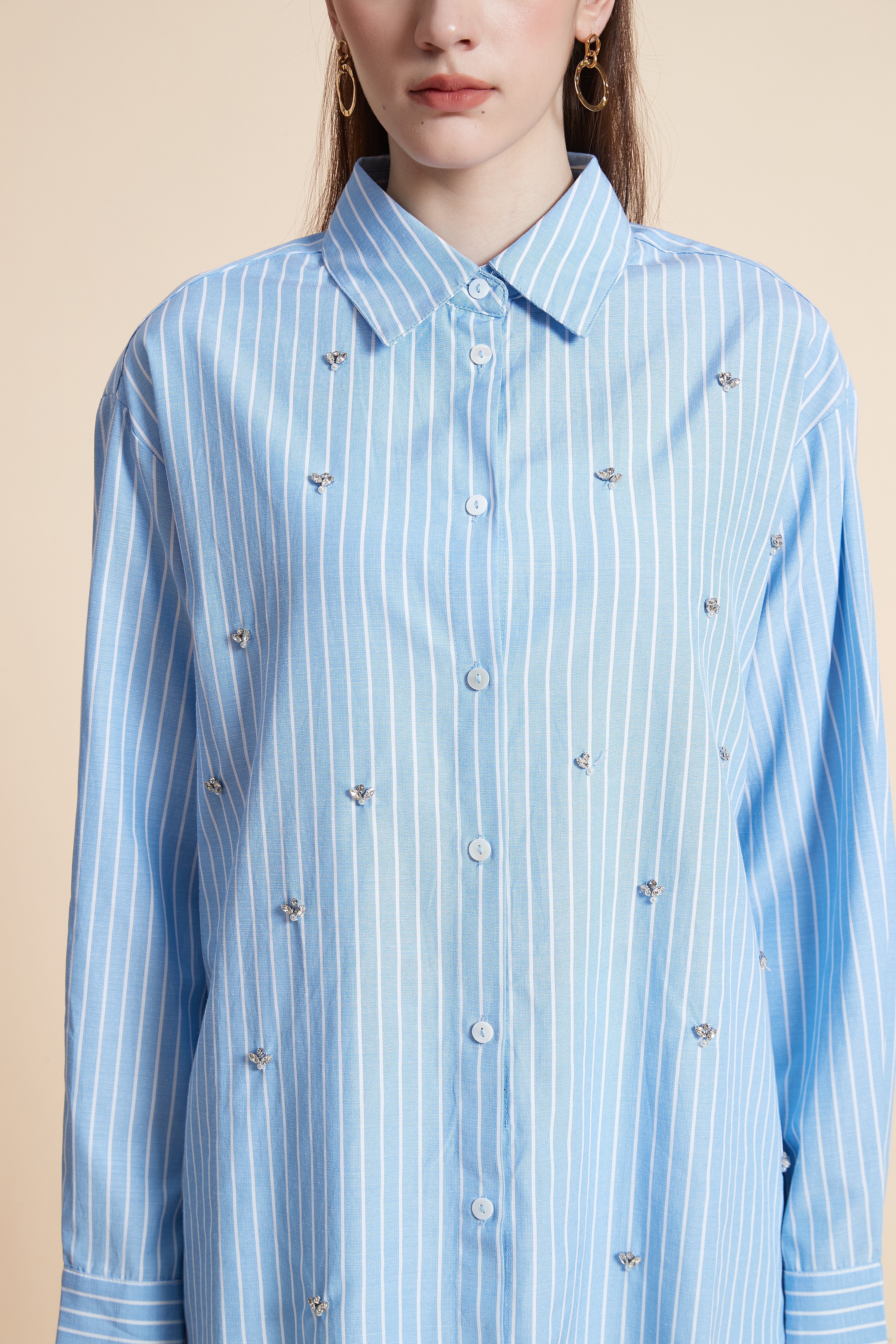 Plain Long Sleeve Shirt - Image 5
