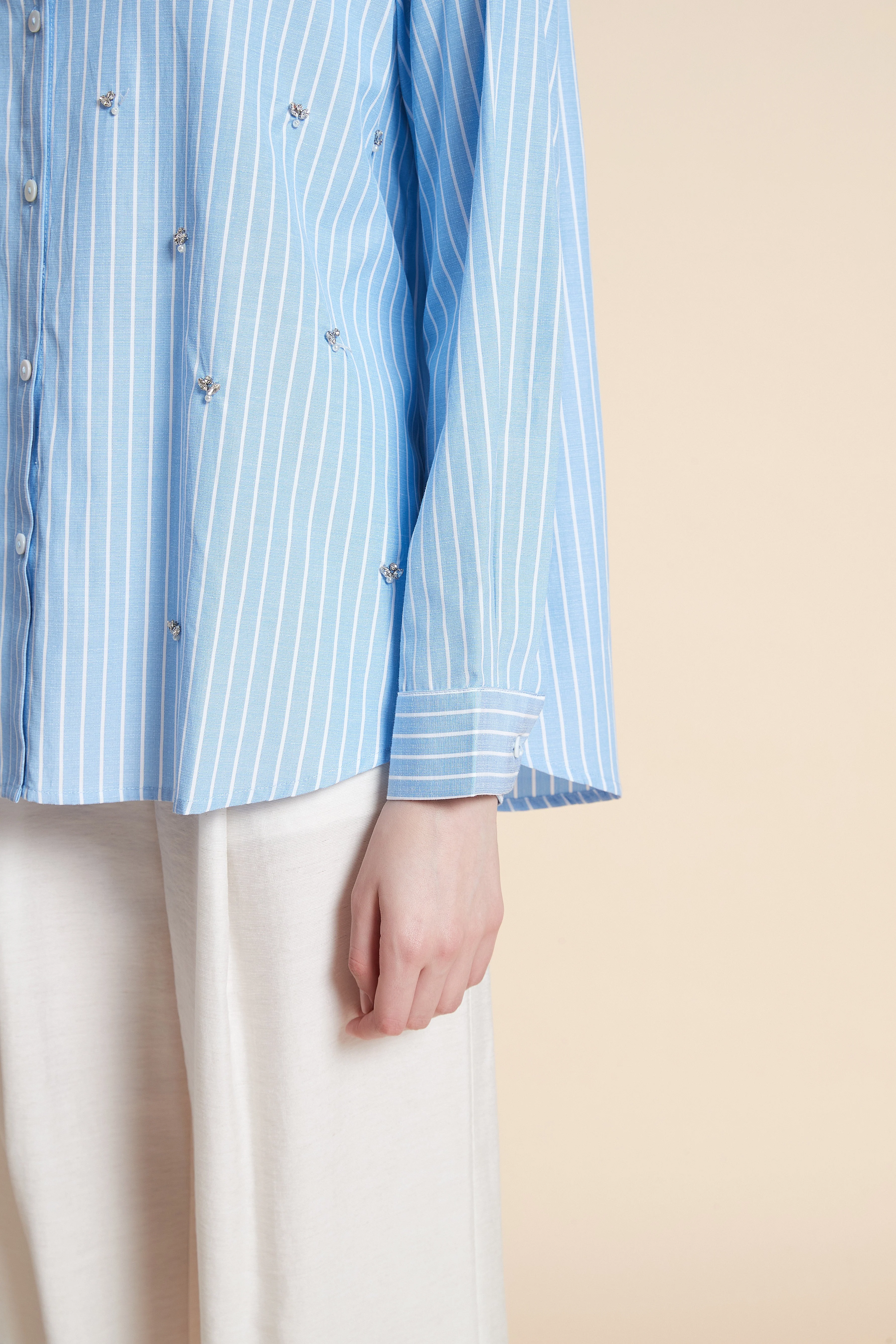 Plain Long Sleeve Shirt - Image 6