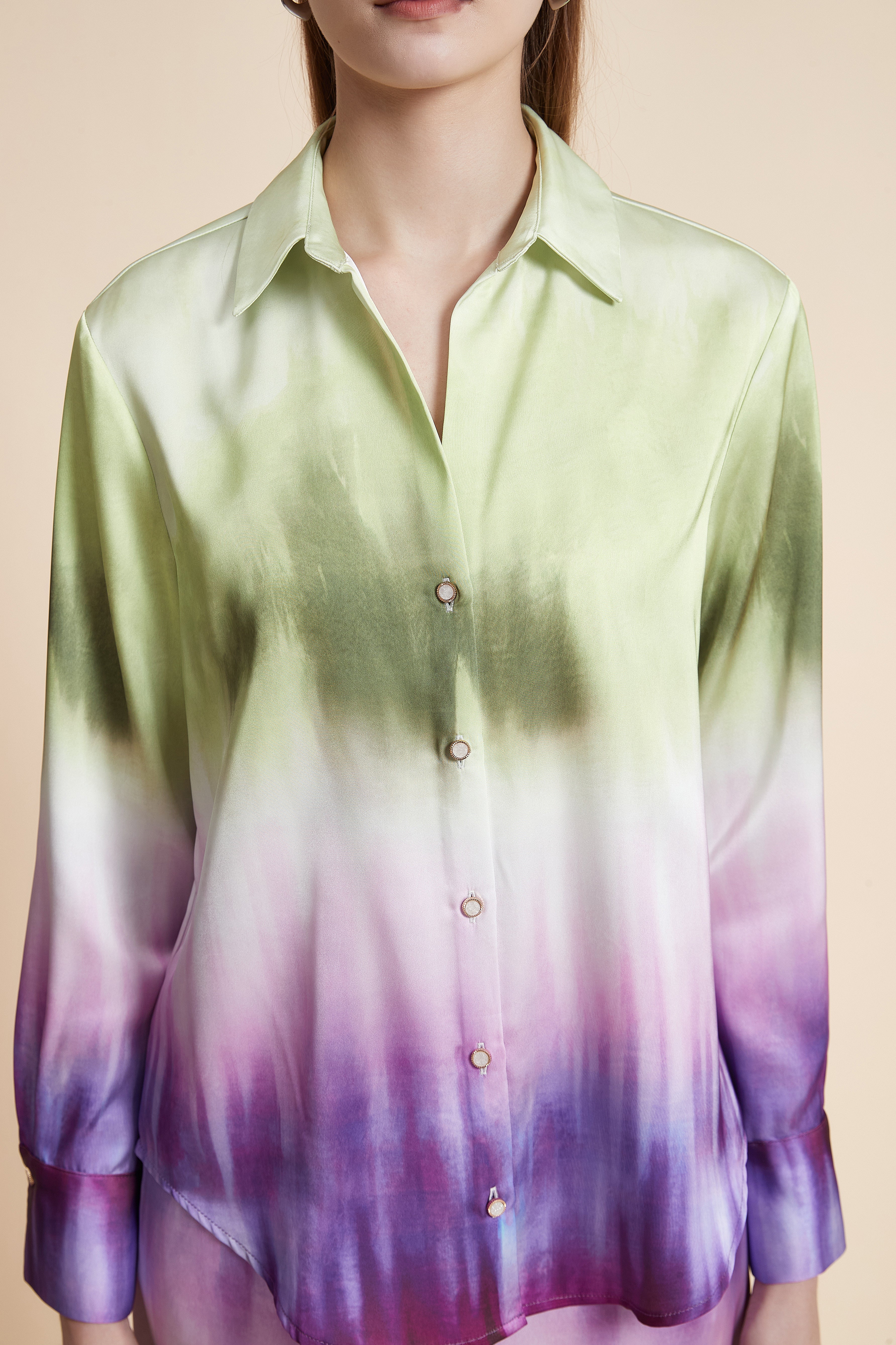 Long Sleeve Tie-Dye Shirt - Image 6