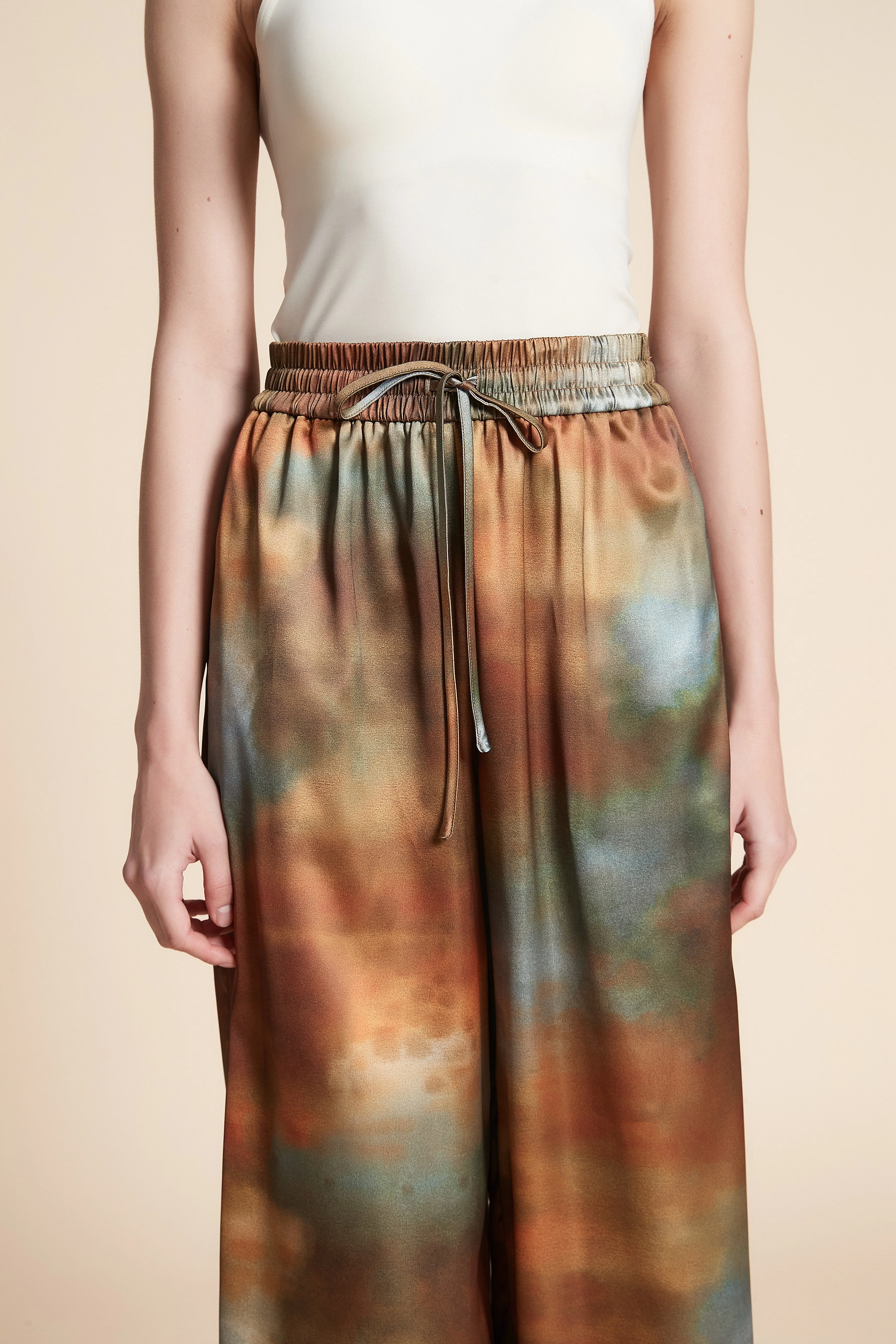 Printed Wide-Leg Pants - Image 5