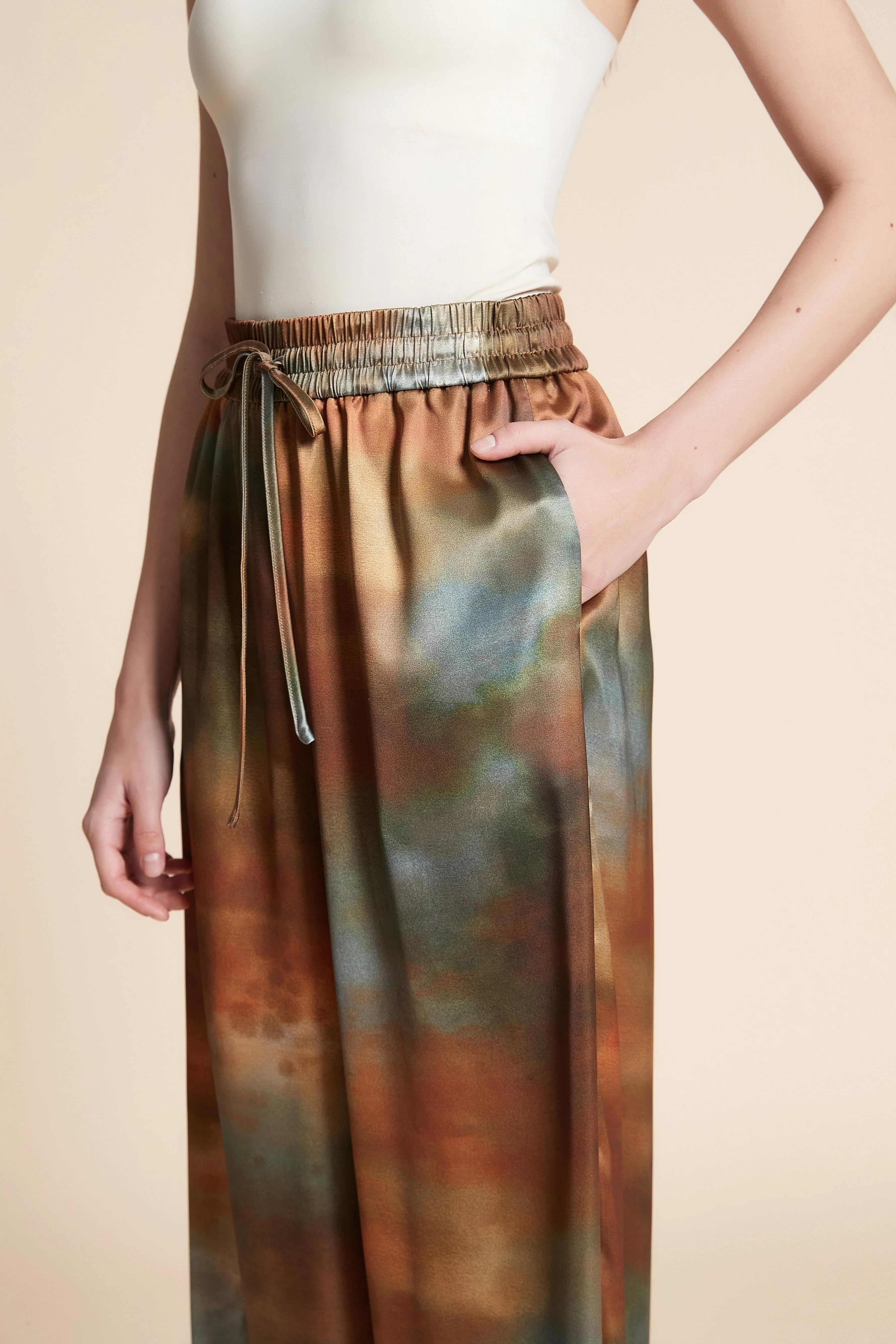 Printed Wide-Leg Pants - Image 6