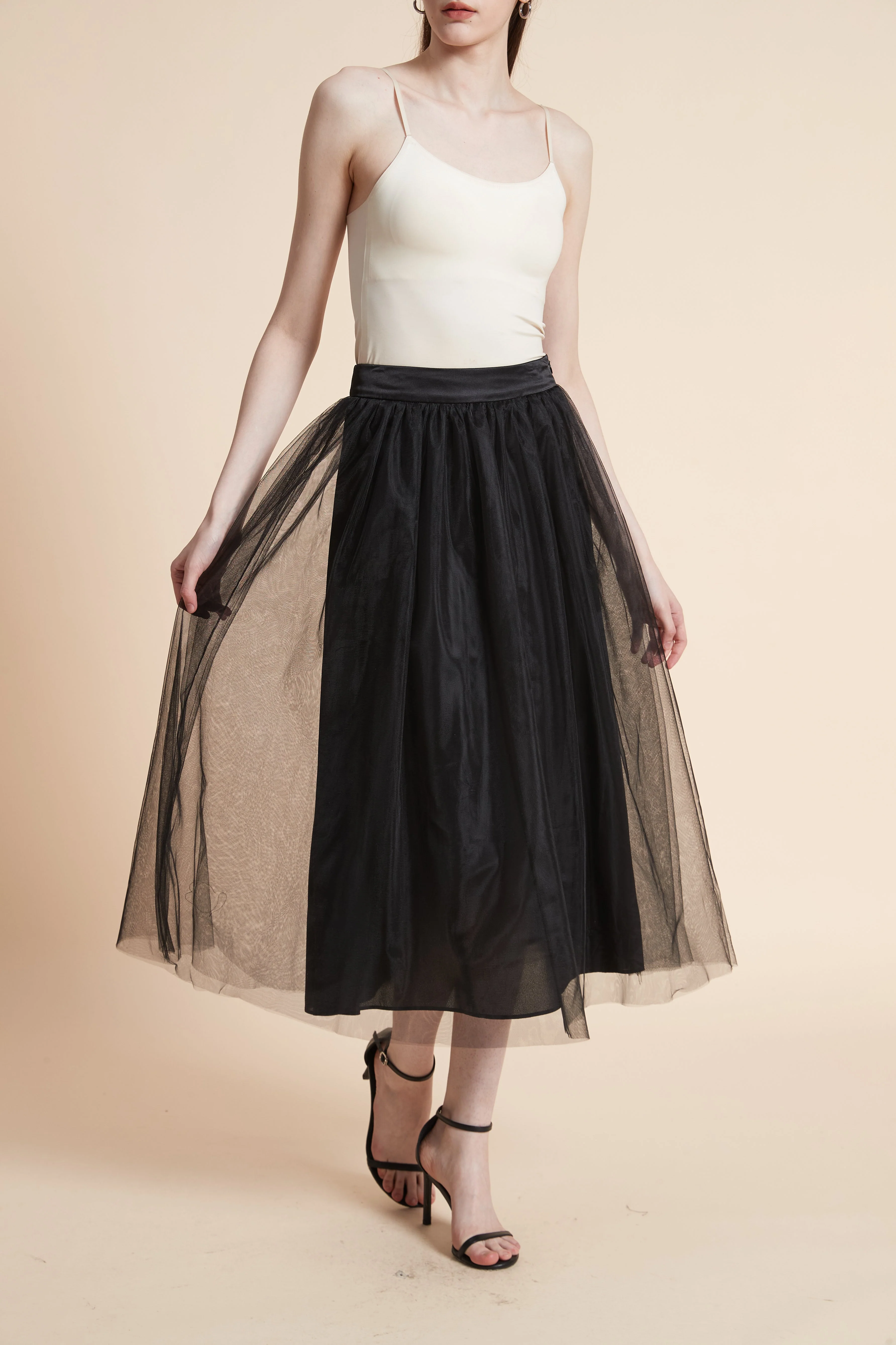 Layered Midi Skirt - Image 2