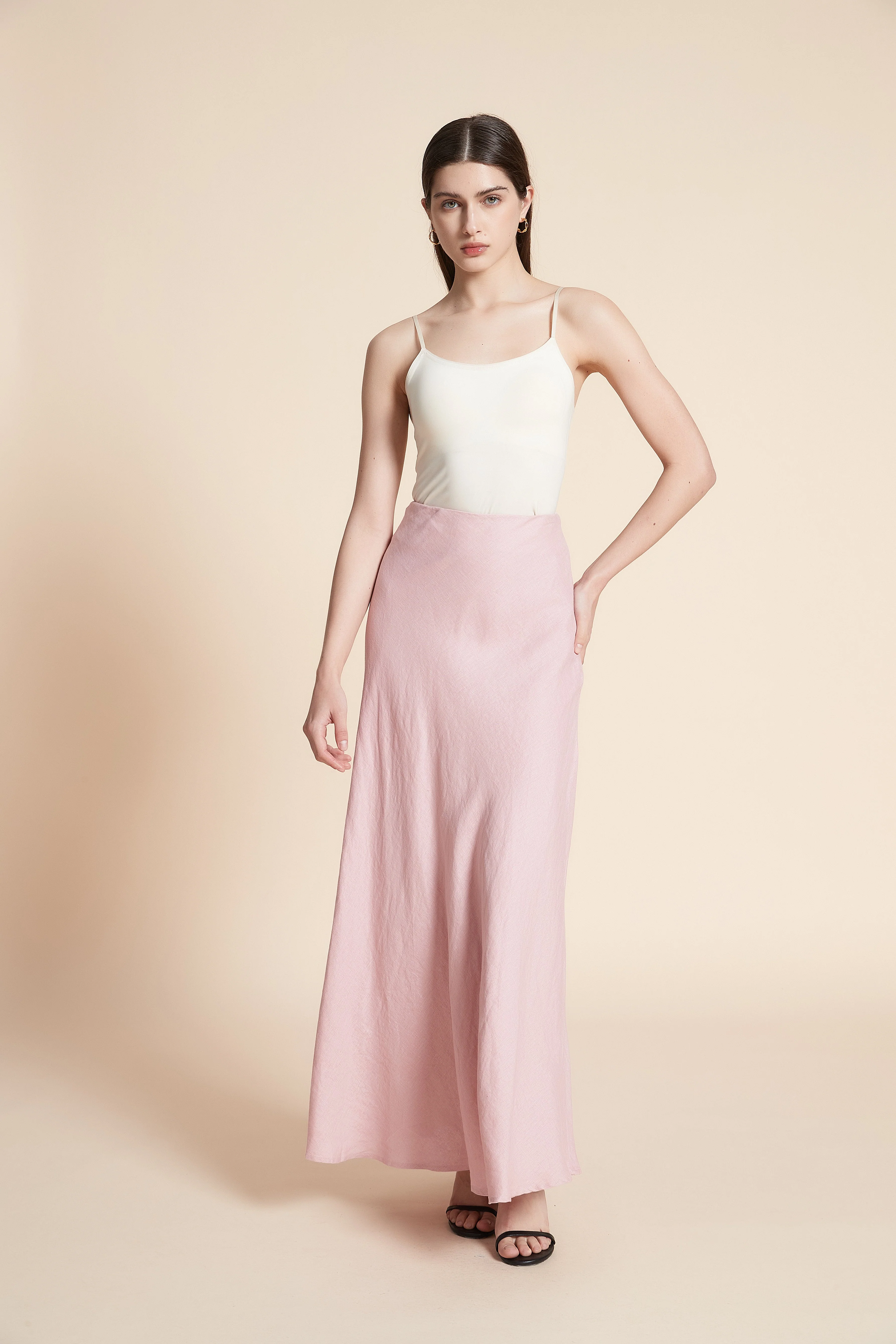 Wide Plain Maxi Skirt - Image 5