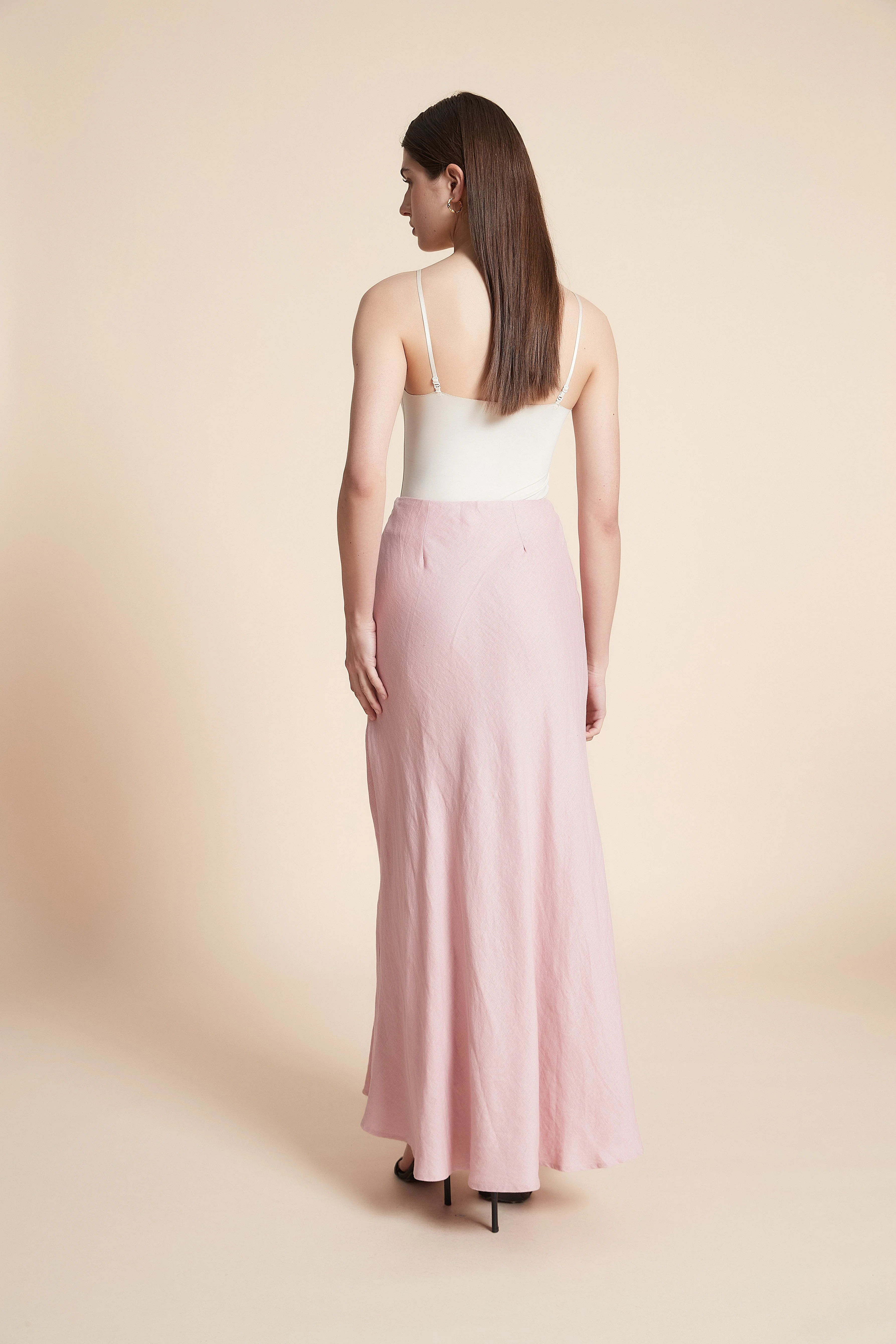 Wide Plain Maxi Skirt - Image 7
