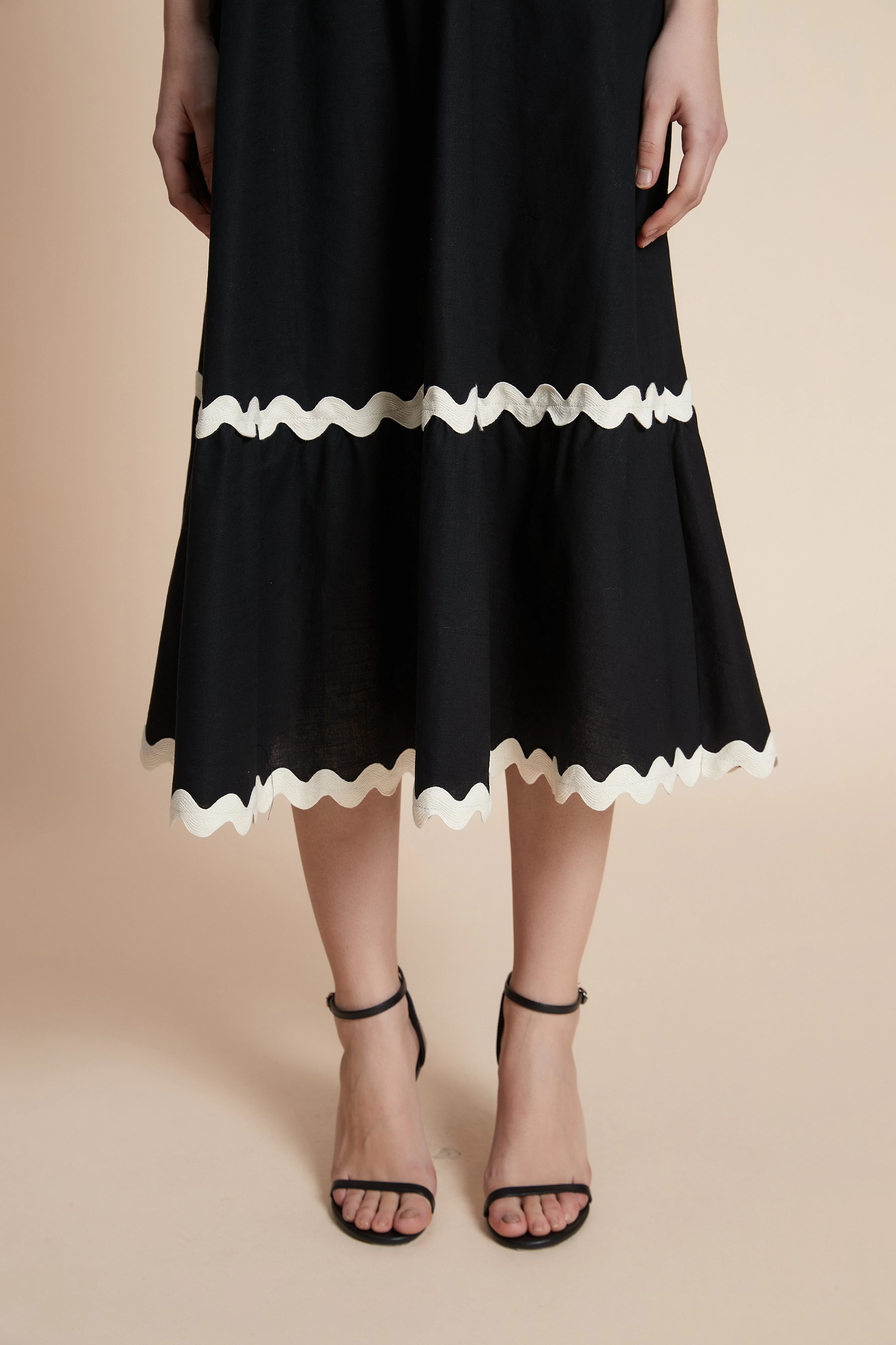 Wide-leg strap midi dress - Image 8