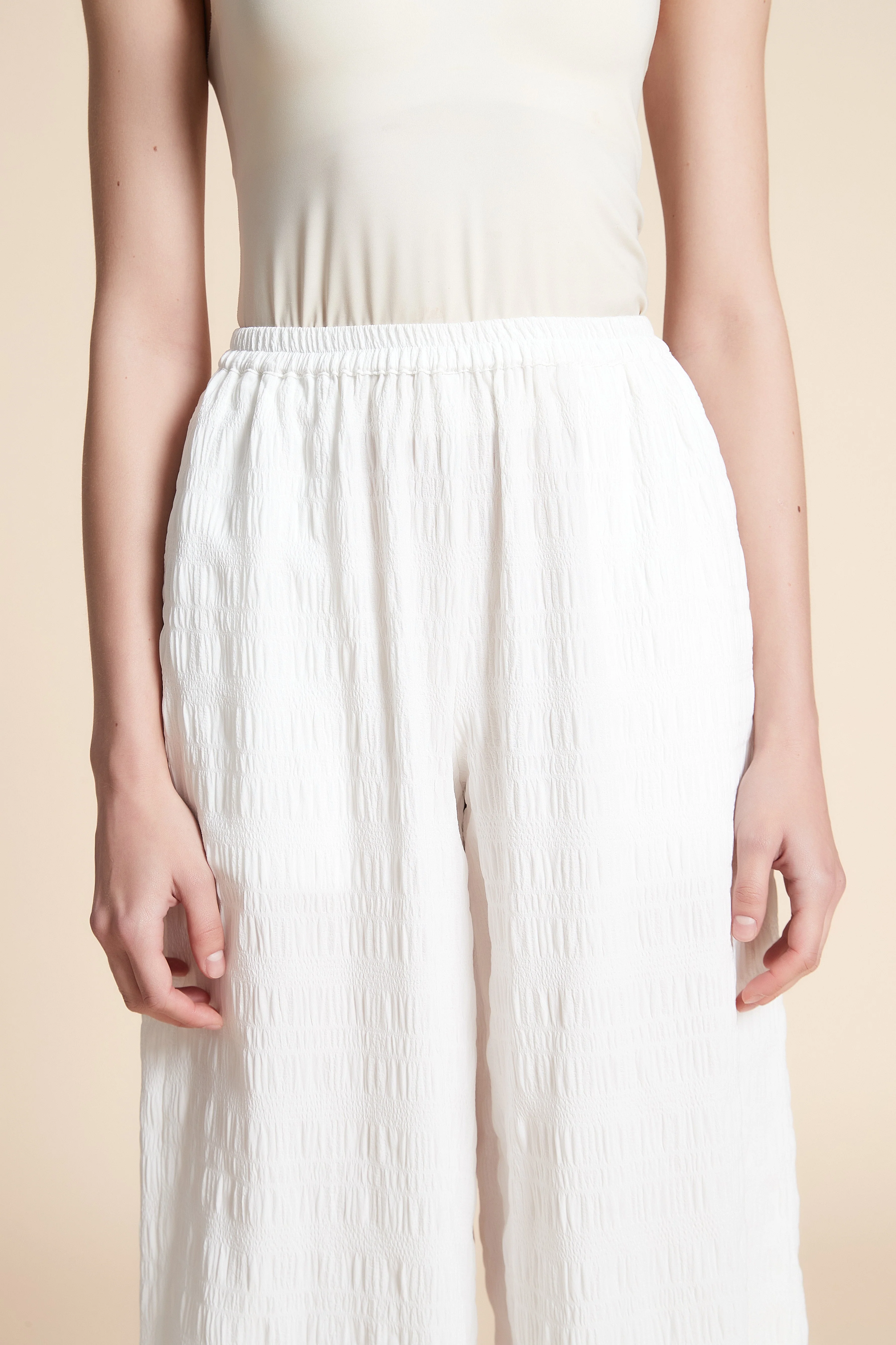 Wide Plain Long Pants - Image 5