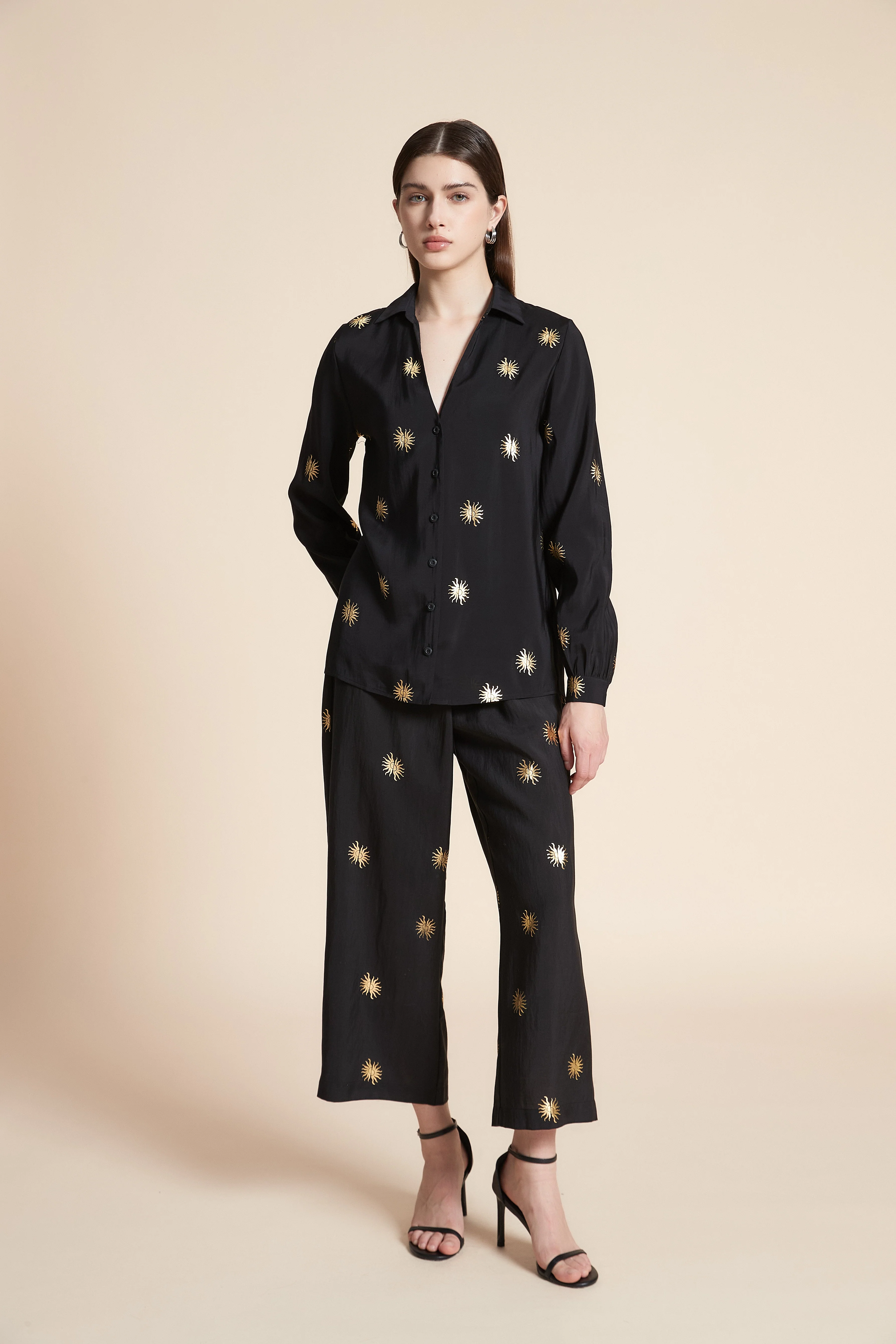 Long Sleeve Printed Shirt - Image 2