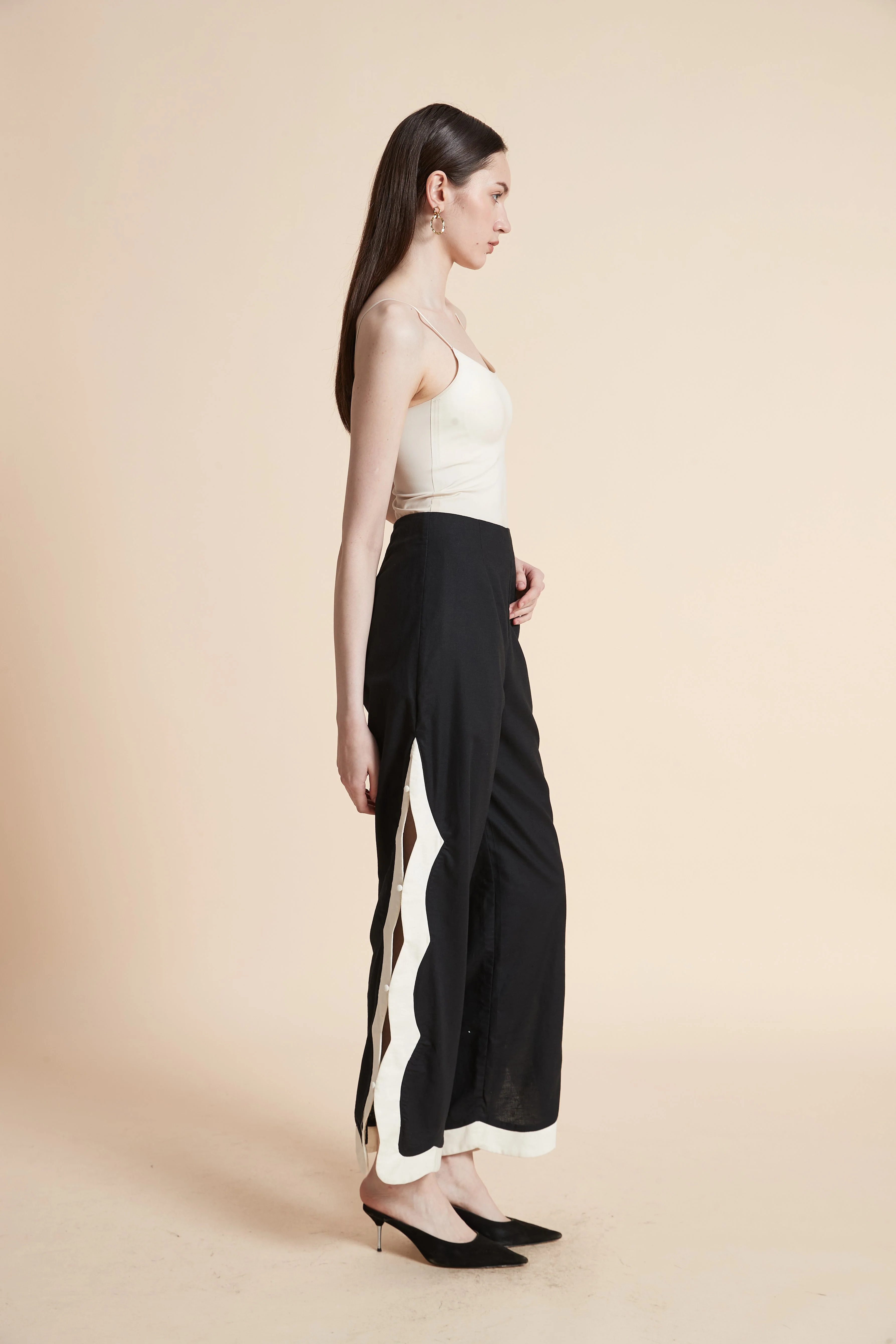 Side-Slit Long Pants - Image 2