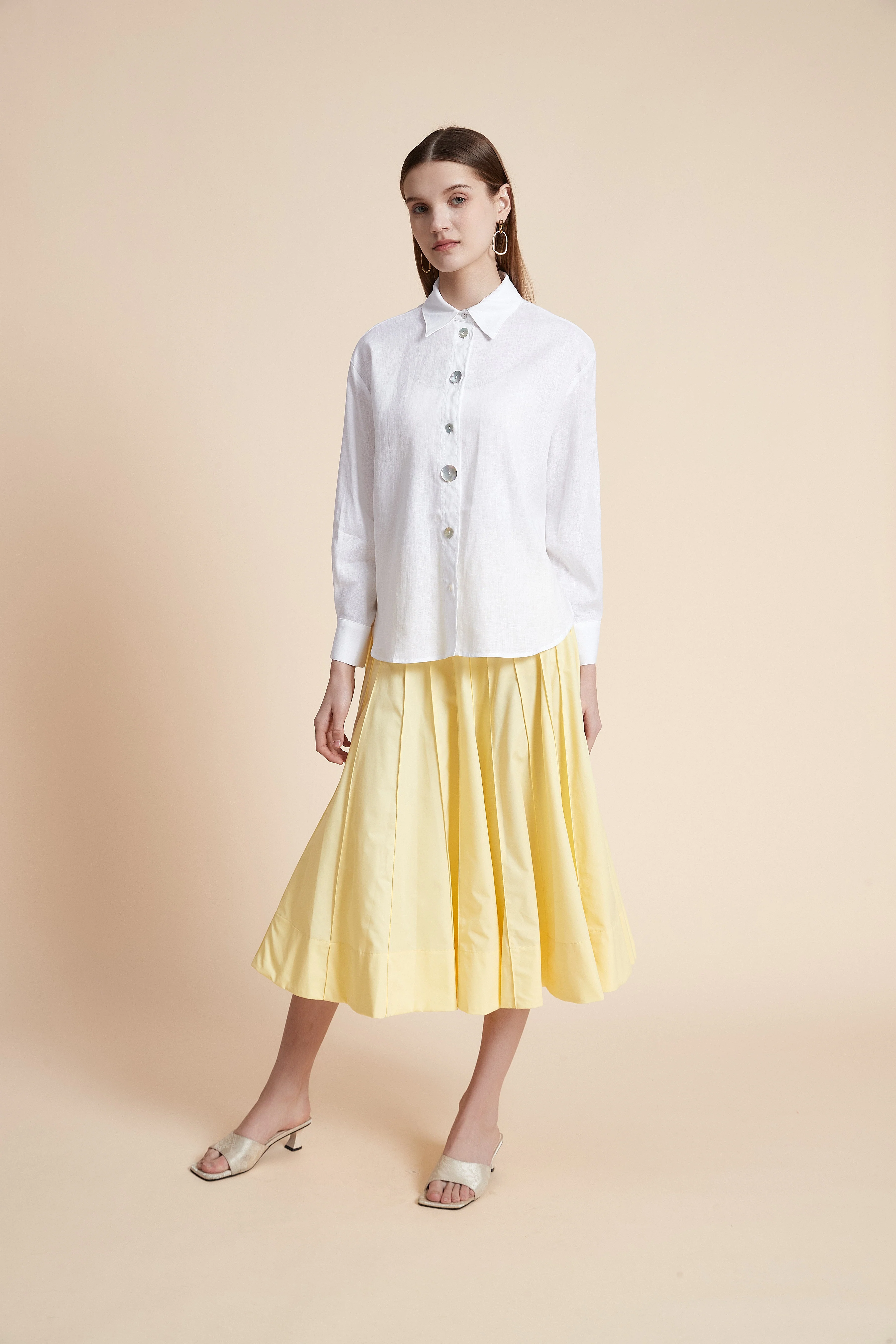 Plain Long Sleeve Shirt - Image 3