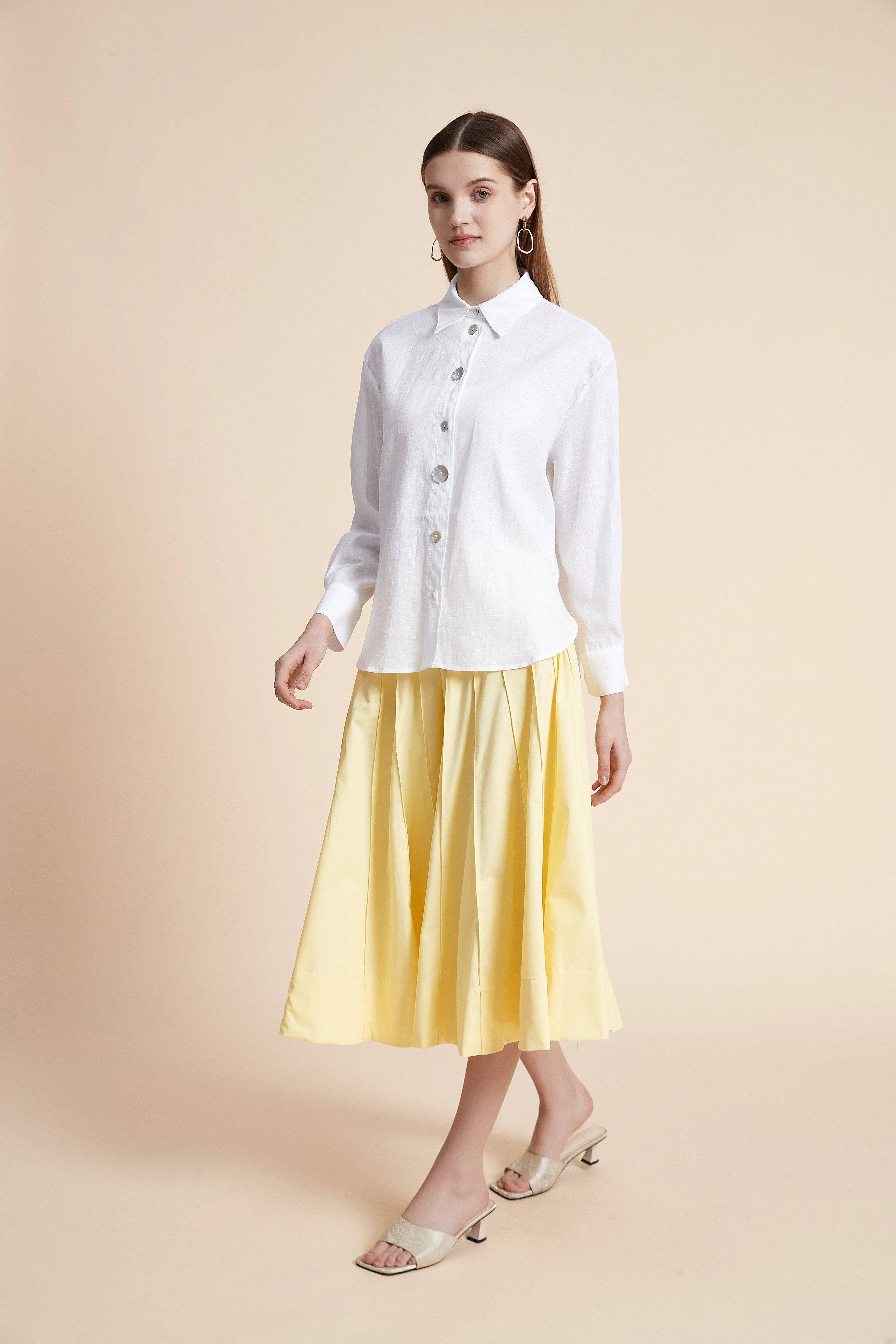 Plain Long Sleeve Shirt - Image 5