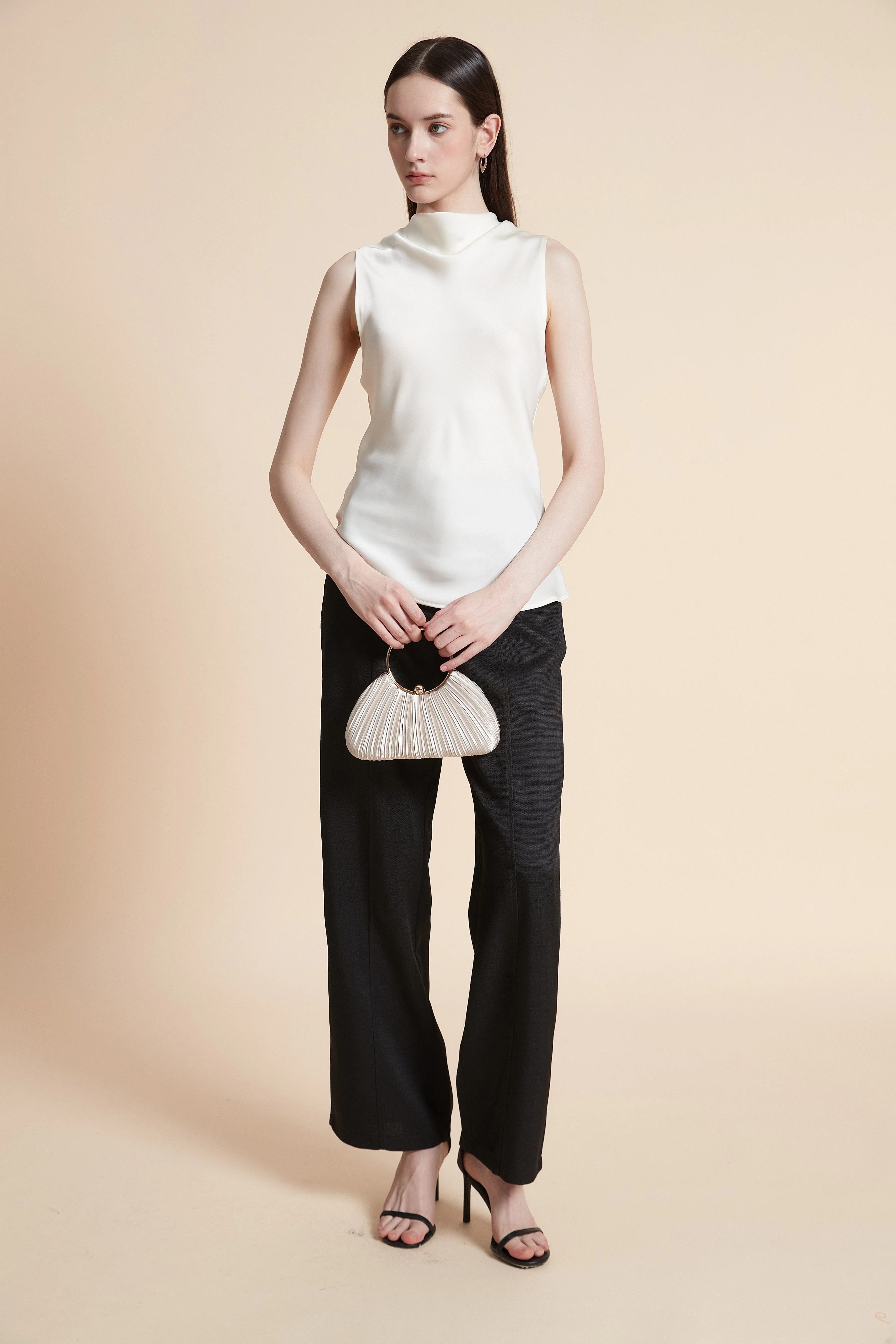 Soft Sleeveless Solid Blouse - Image 4