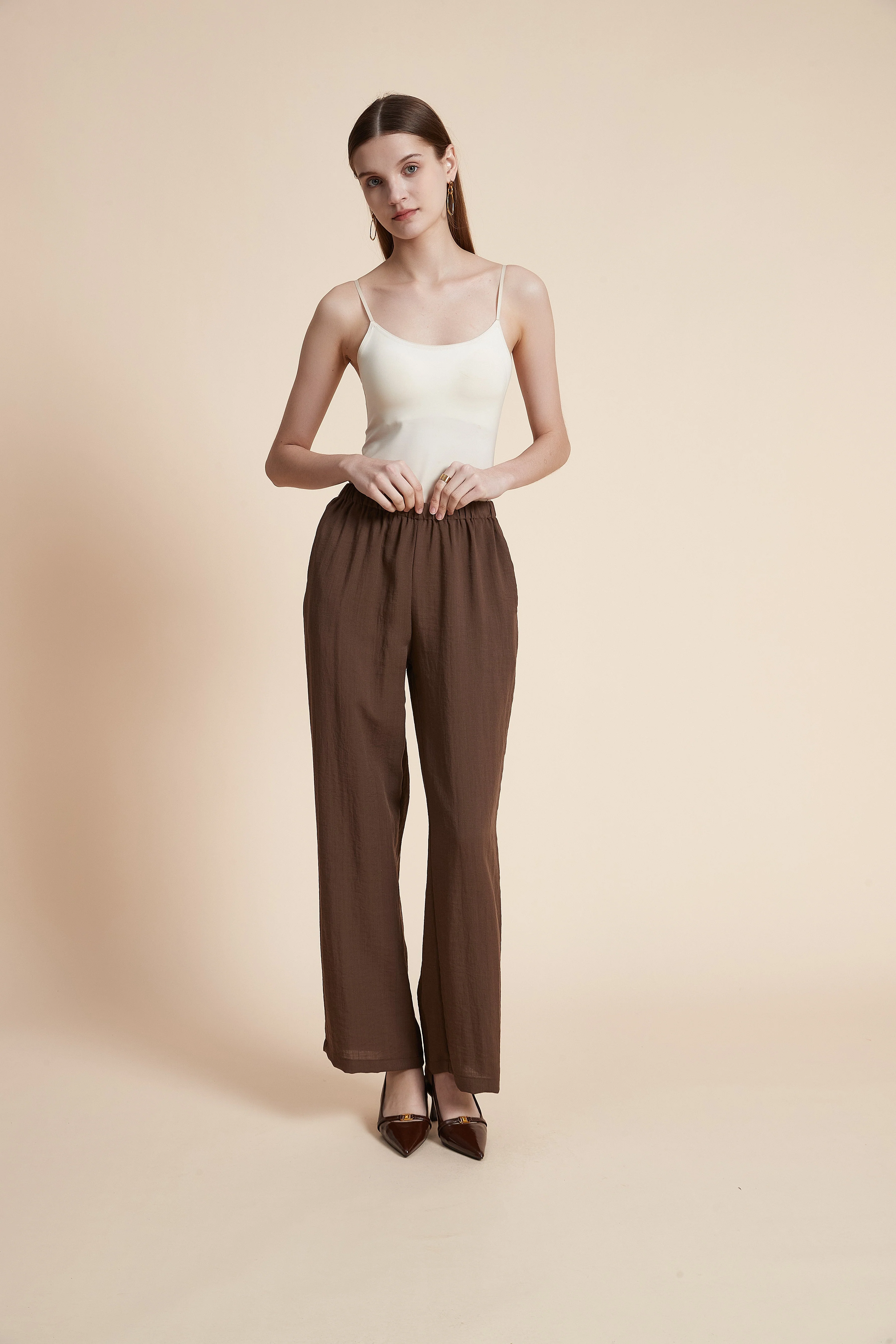 Tucked-In Silk Blouse