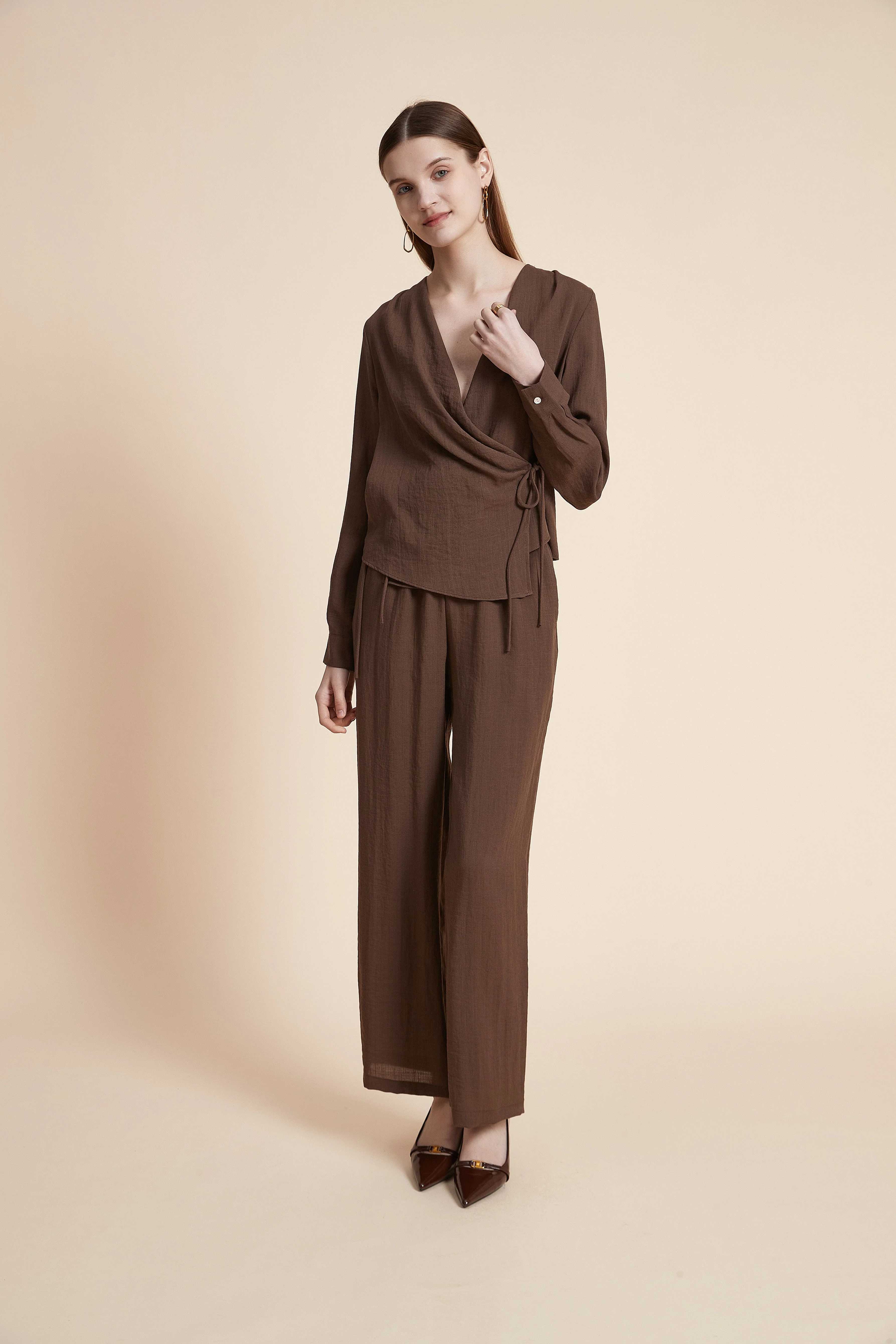 Tucked-In Silk Blouse - Image 5