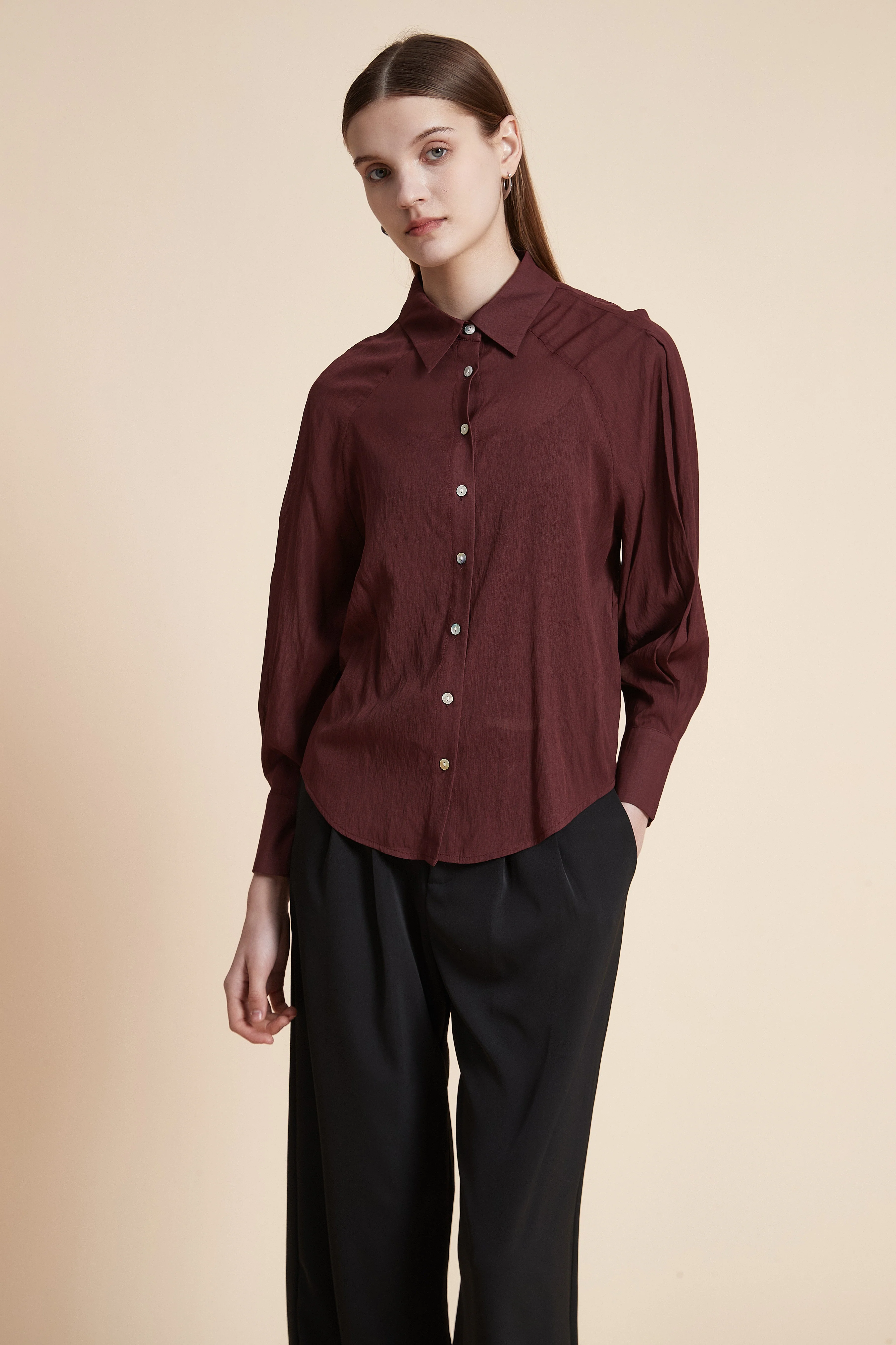 Solid Long Sleeve Shirt