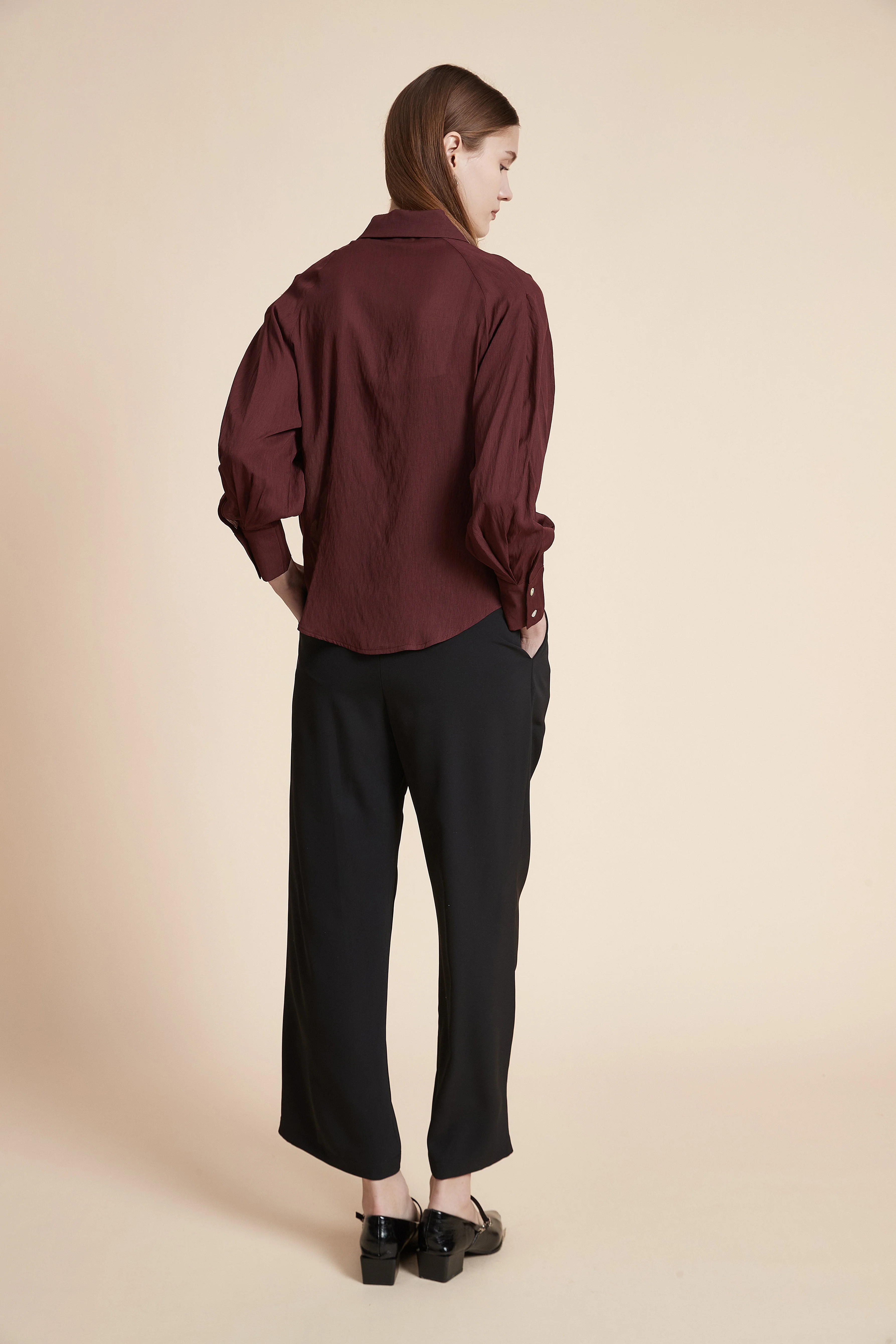 Solid Long Sleeve Shirt - Image 6
