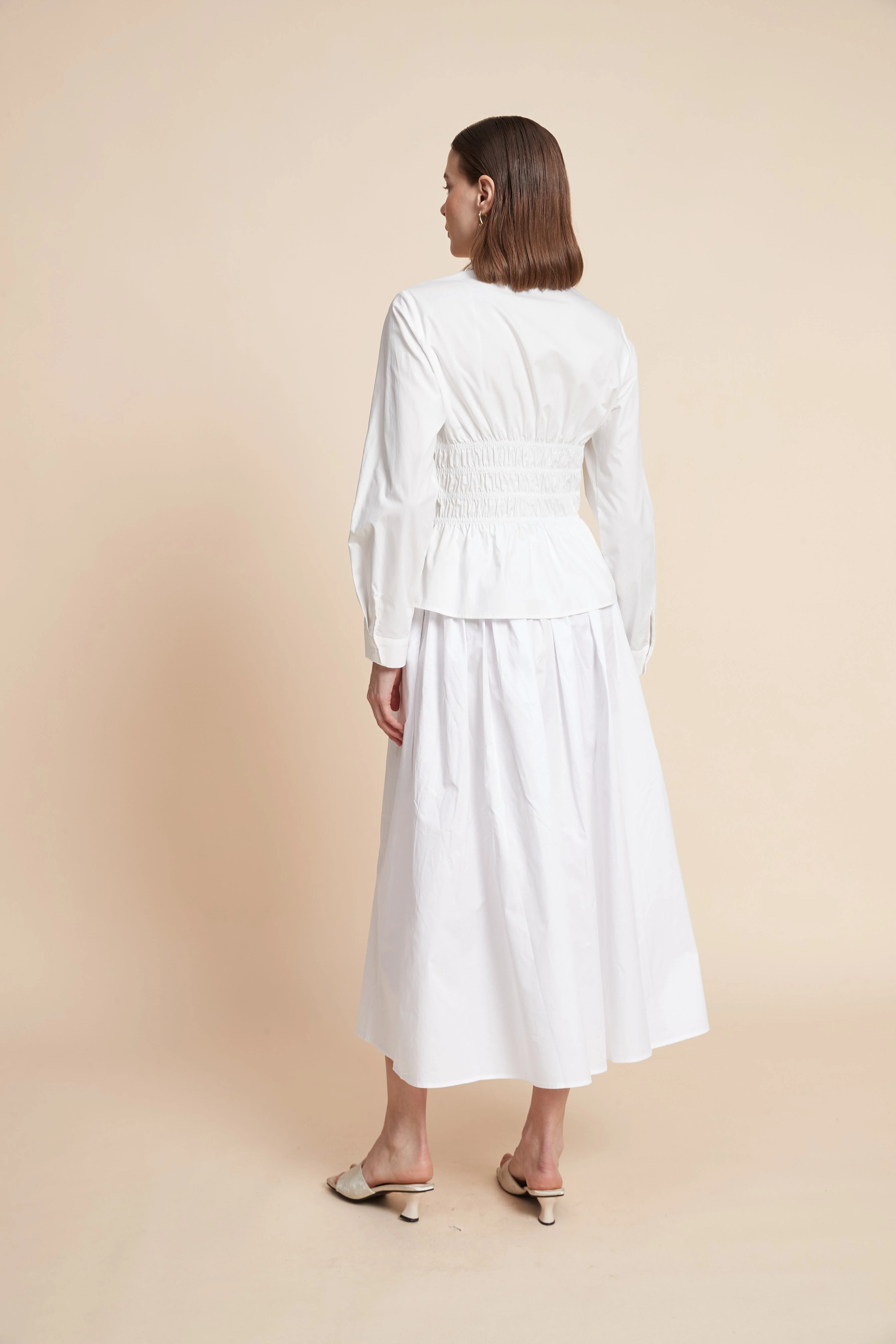 Long-Sleeved Plain Shirt - Image 5