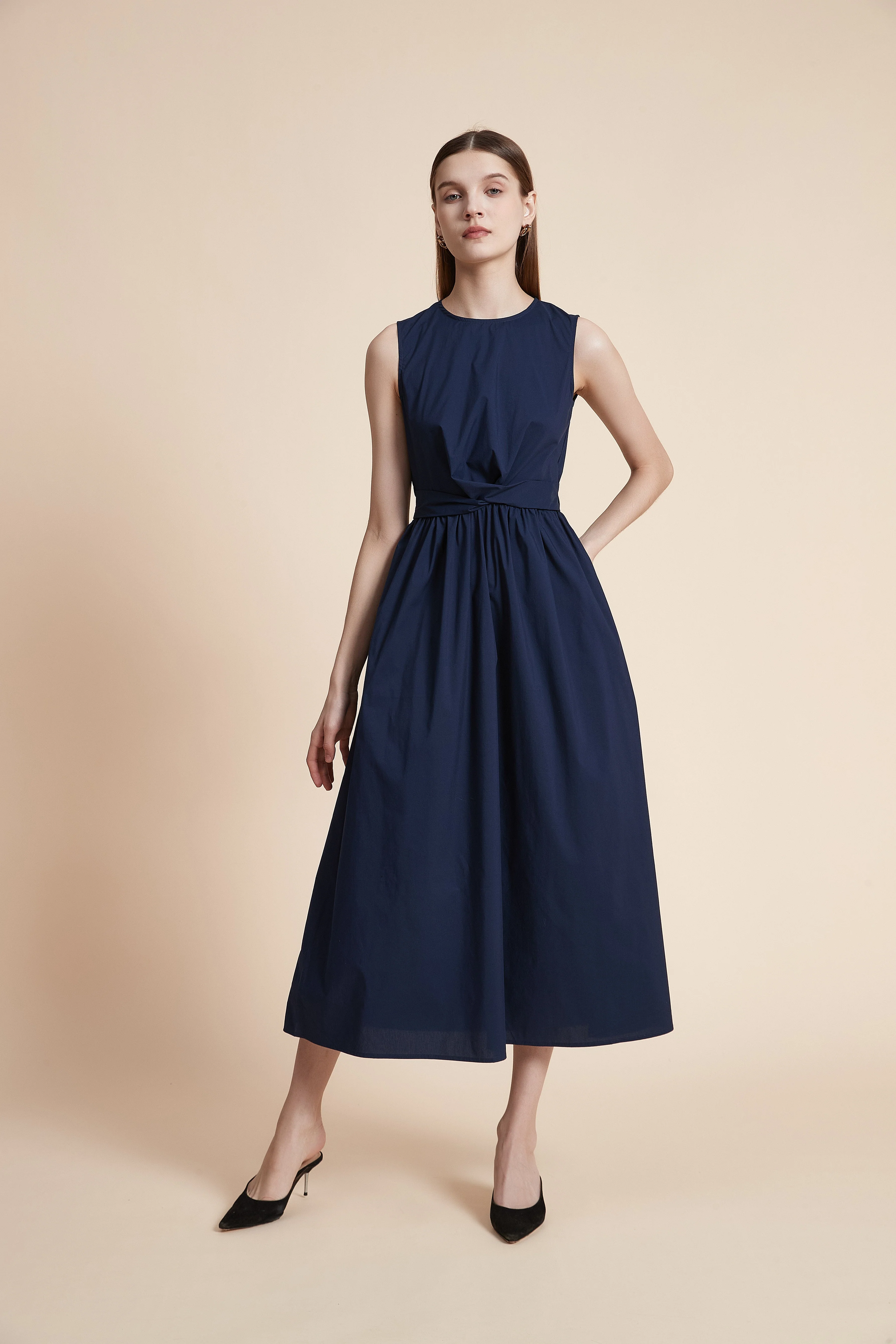 Solid Maxi Dress
