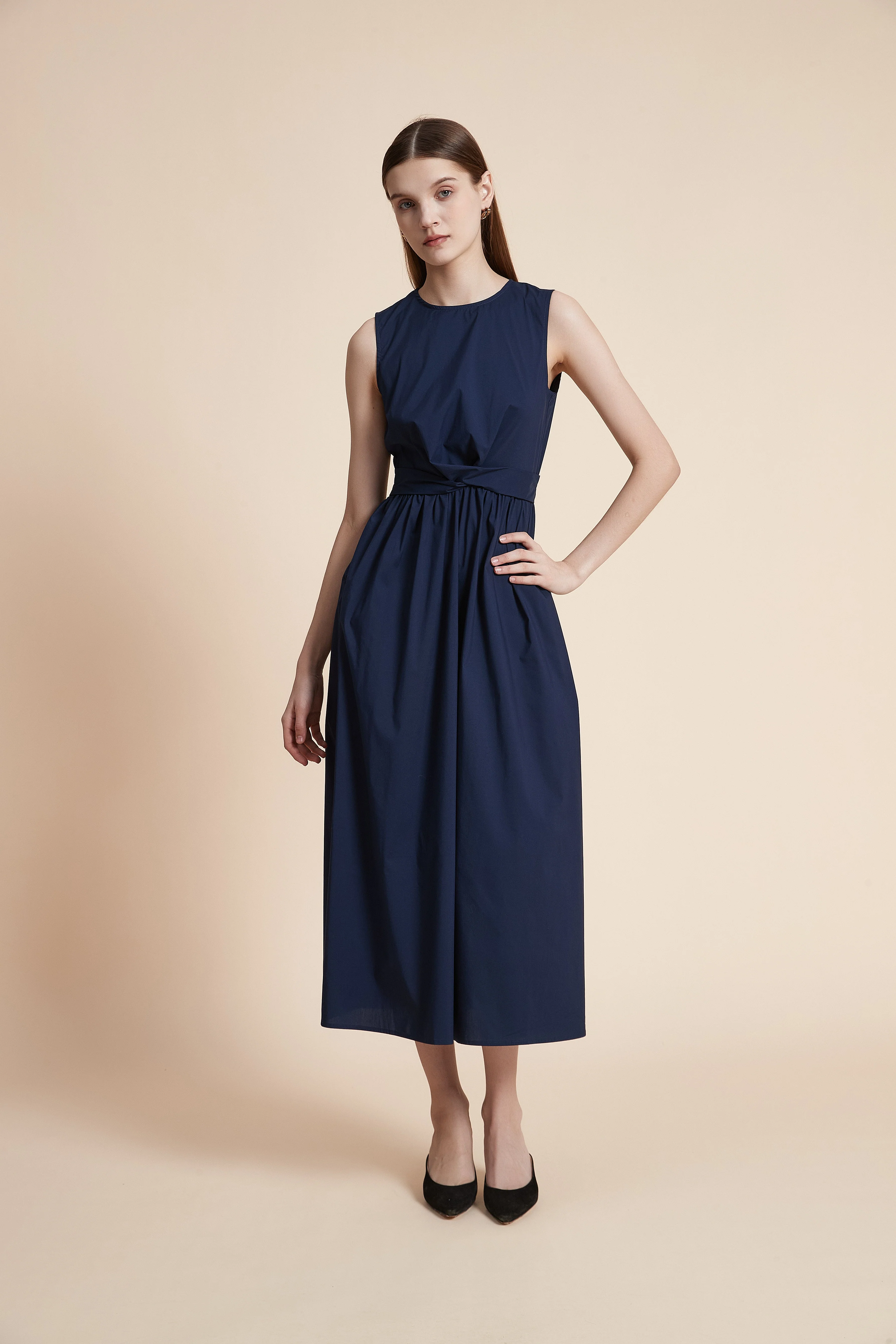 Solid Maxi Dress - Image 2