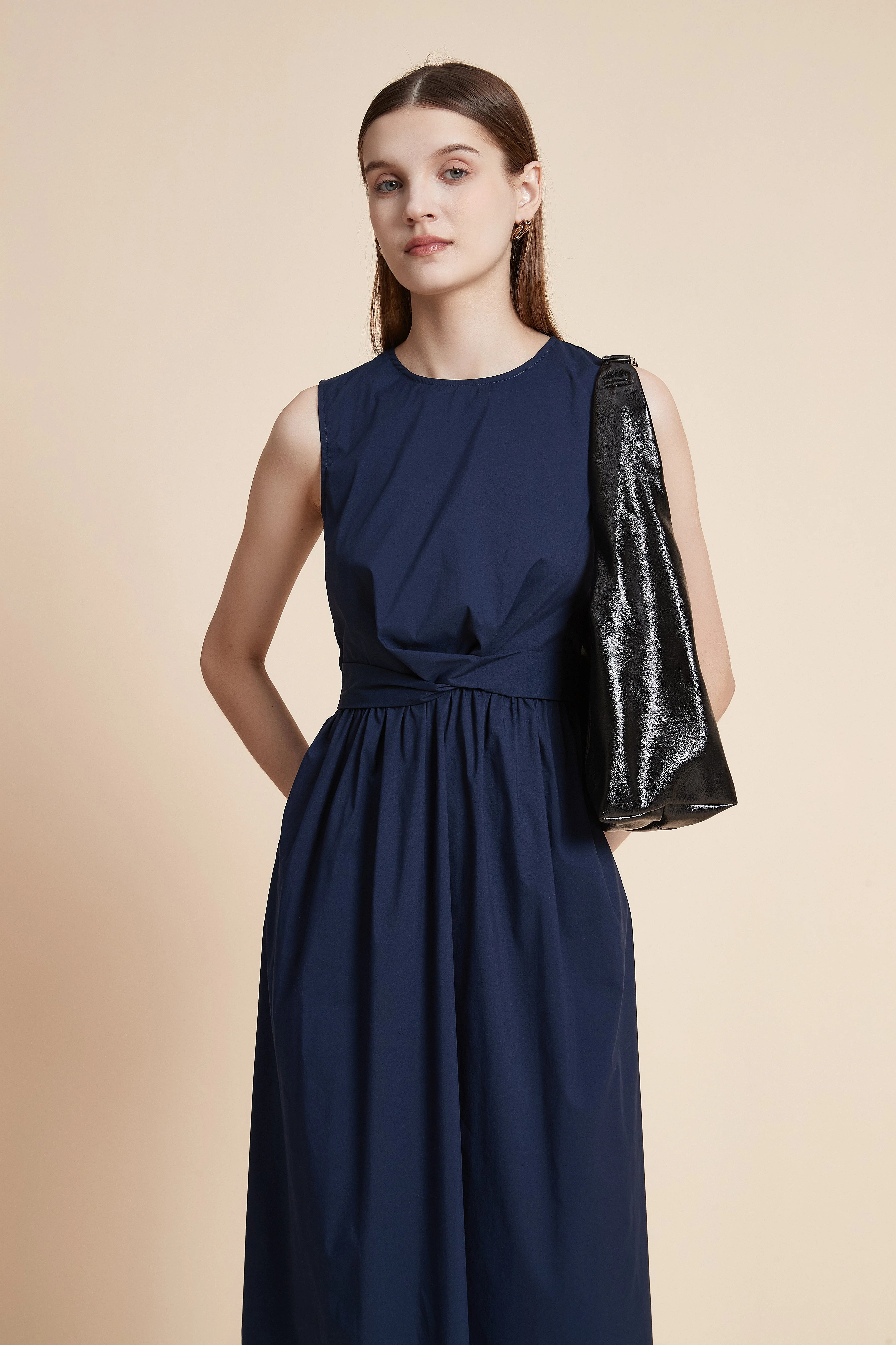 Solid Maxi Dress - Image 3