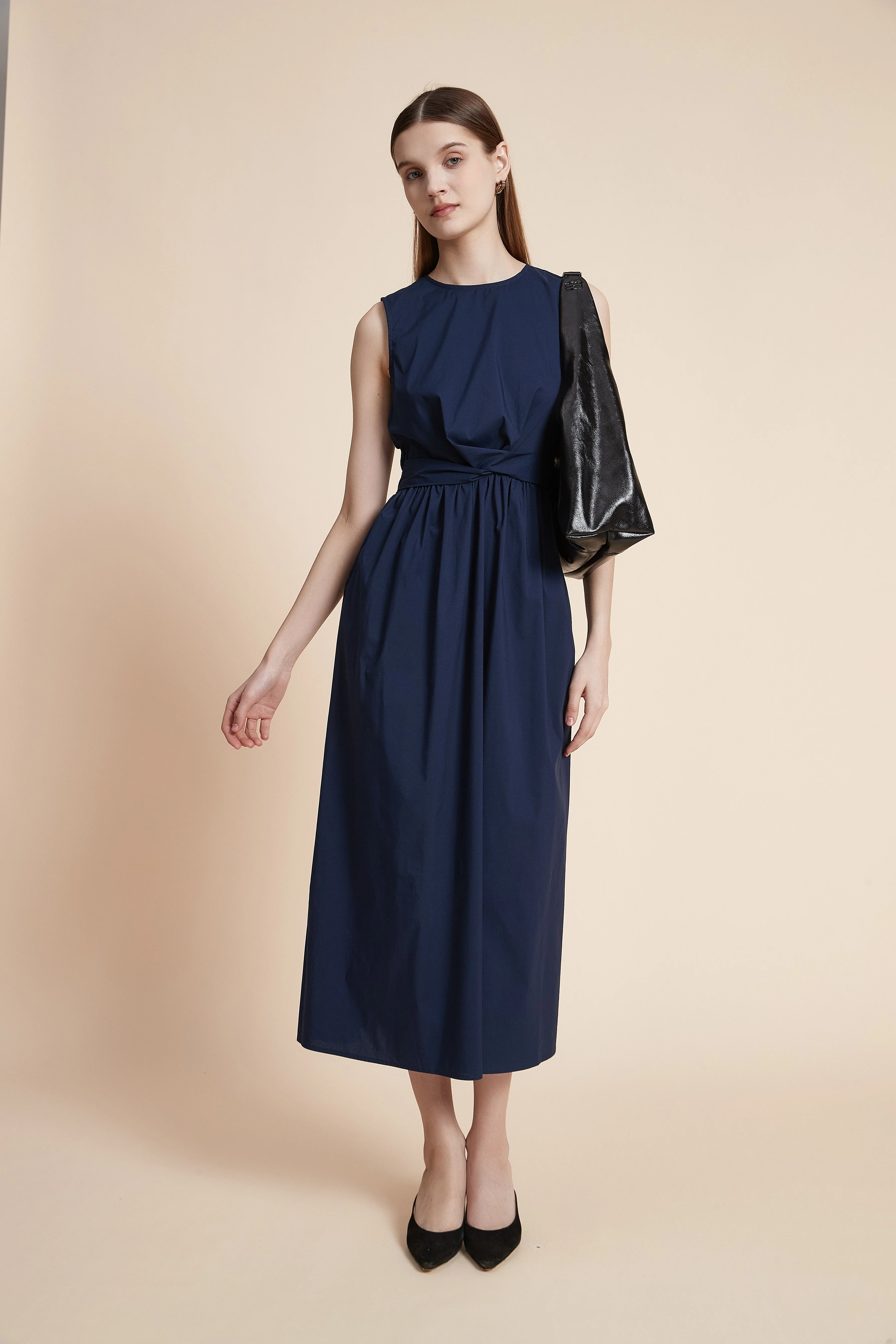 Solid Maxi Dress - Image 4