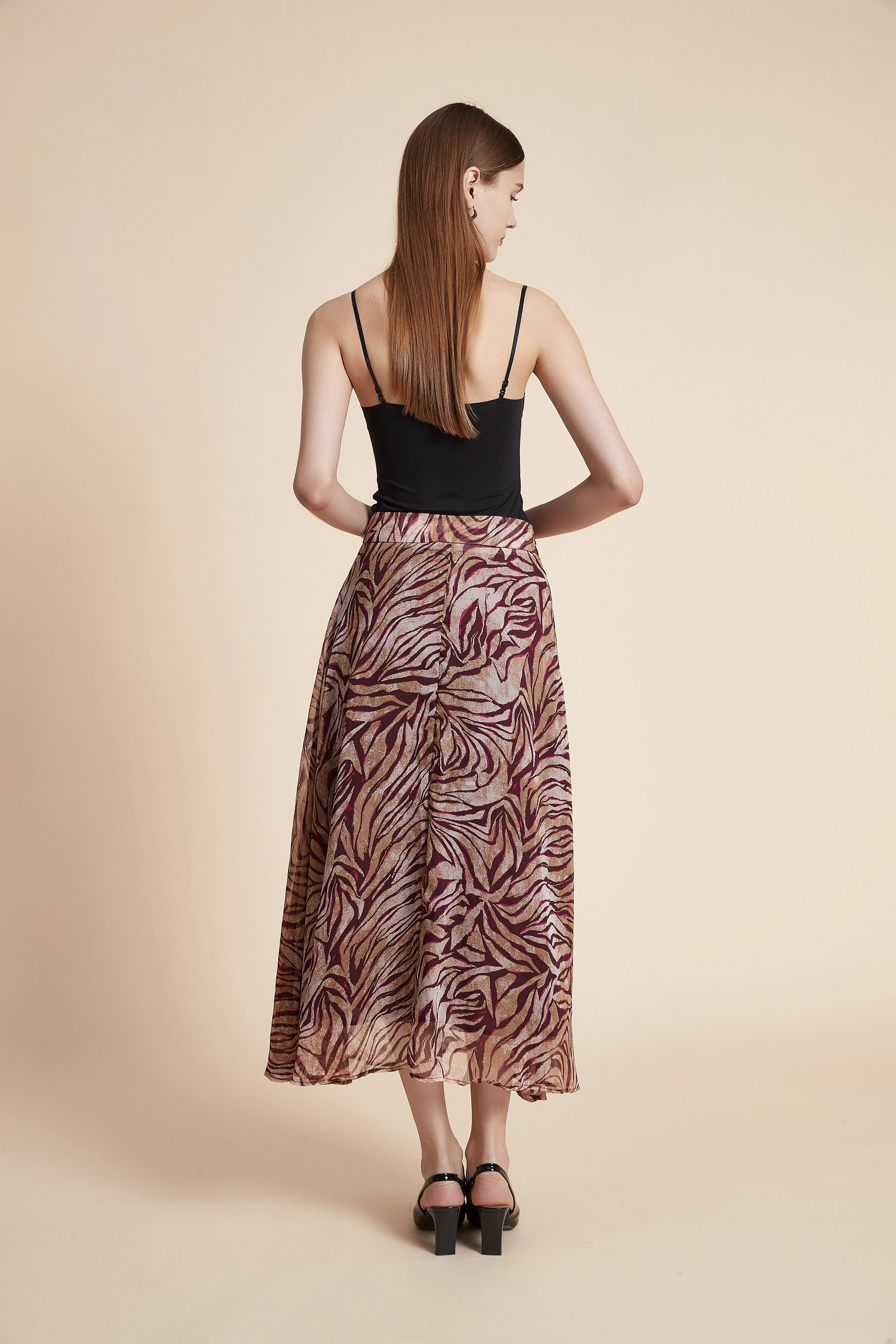 Leopard Print Midi Skirt - Image 6
