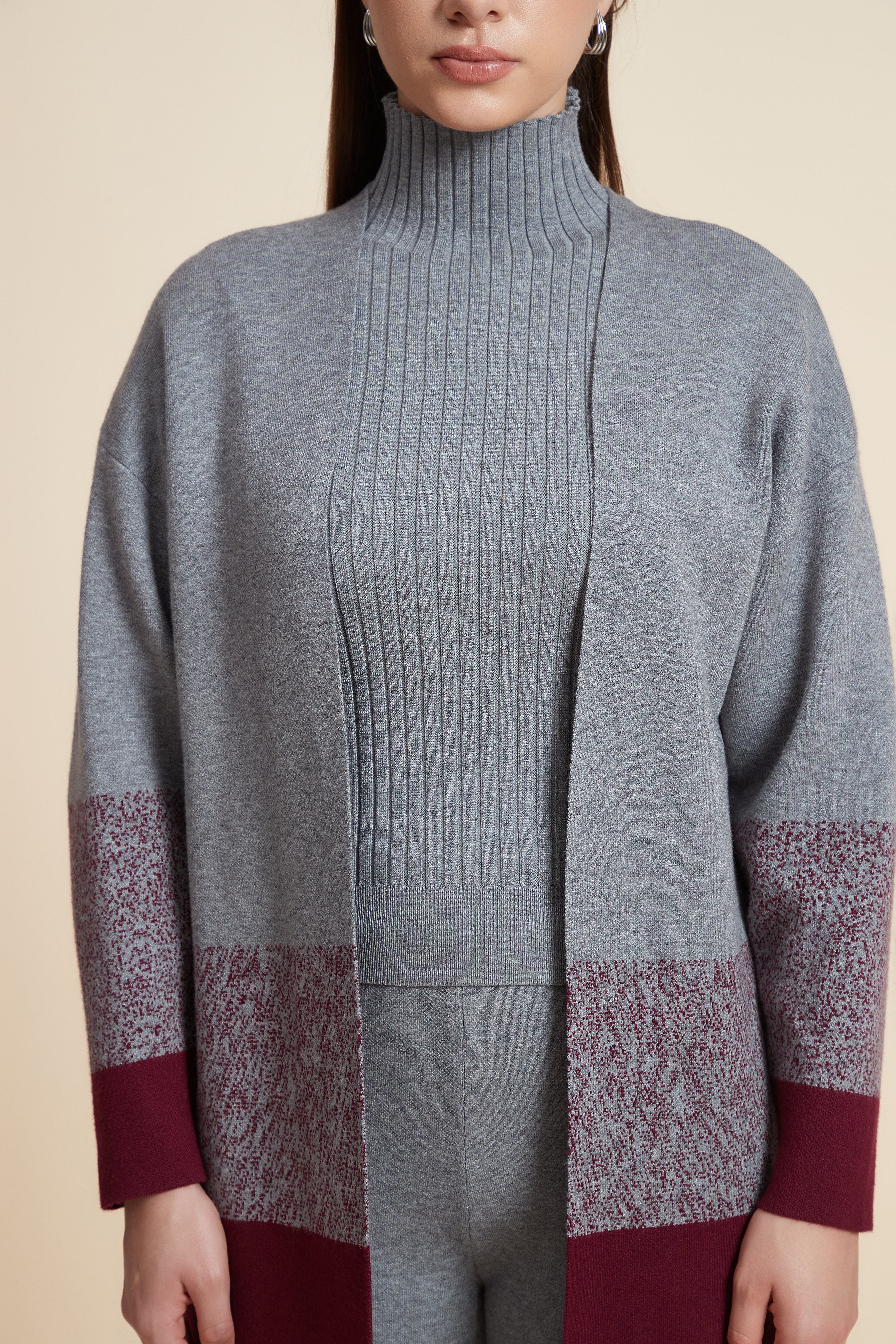 Colorful Long Sleeve Cardigan - Image 5
