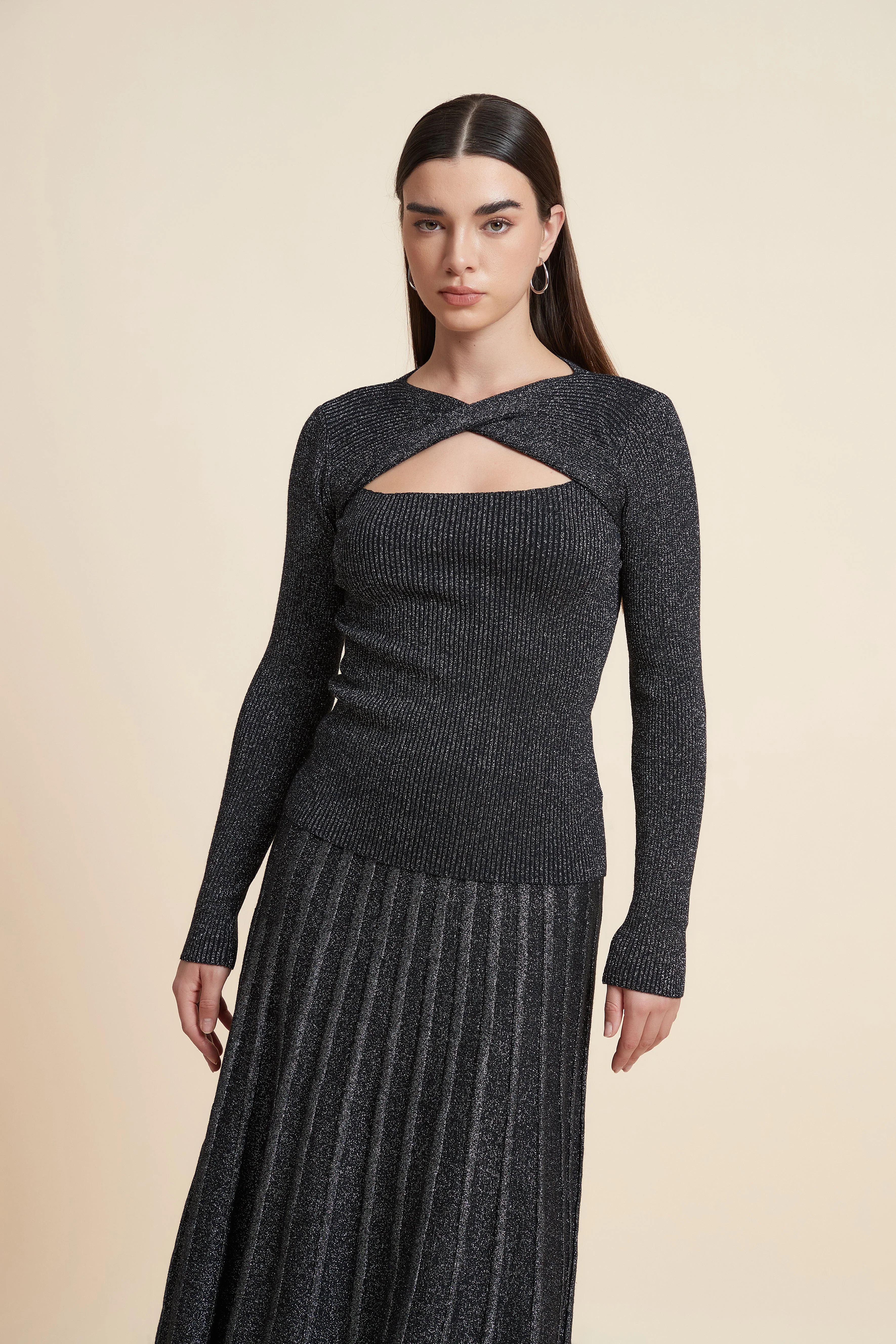 Polka Dot Long Sleeve Top - Image 5