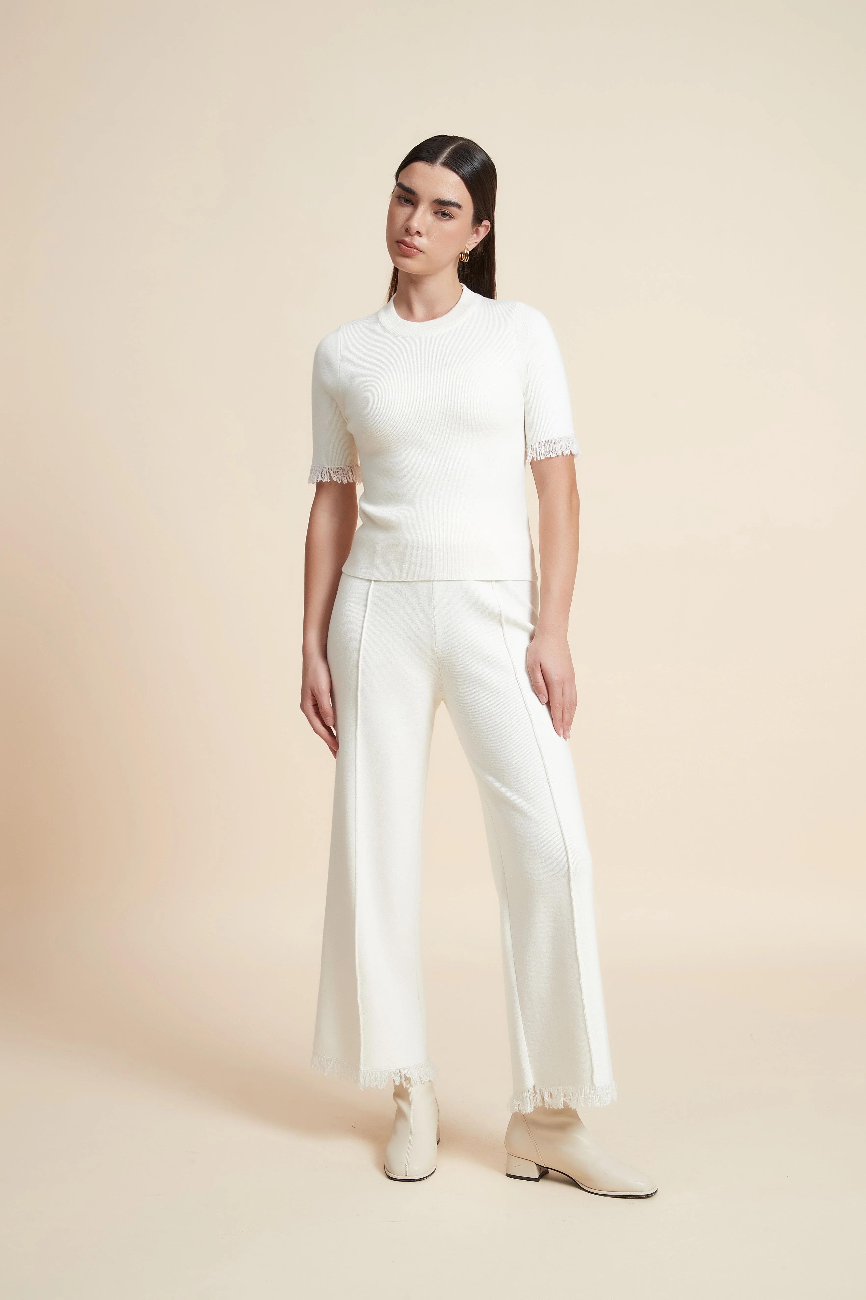 Plain Short Sleeve Top - Image 5