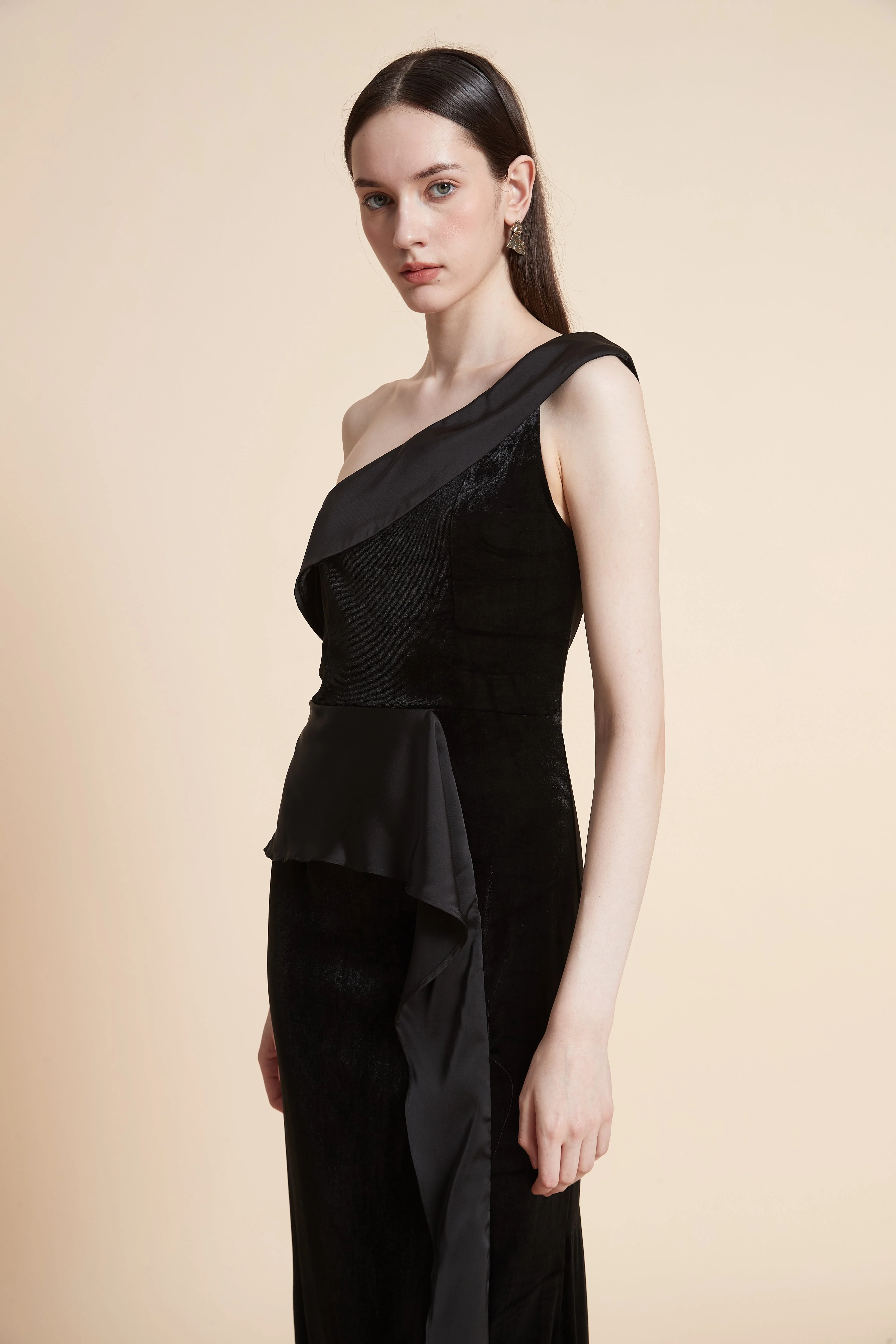 Solid Sleeveless Maxi Dress - Image 5