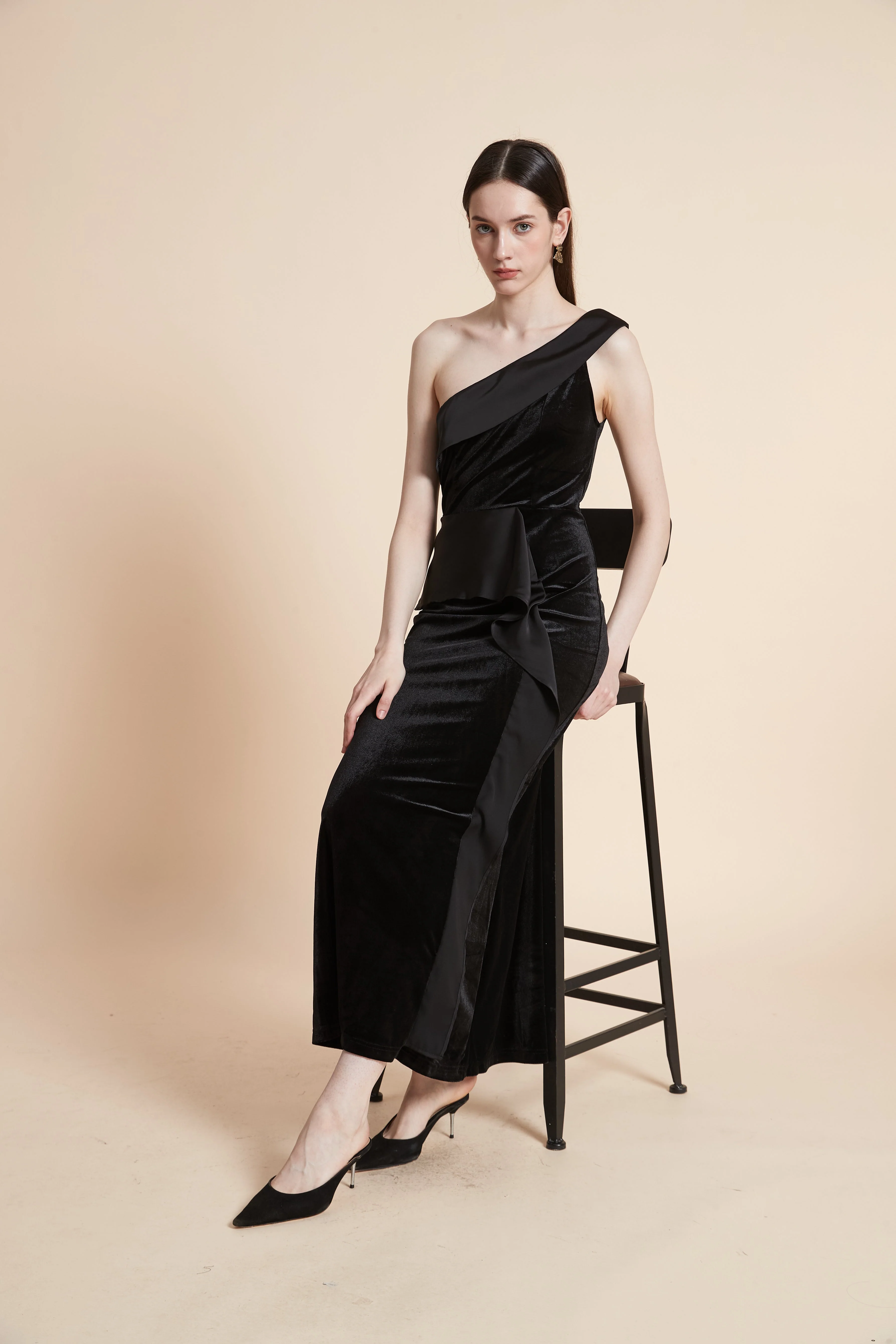 Solid Sleeveless Maxi Dress - Image 7