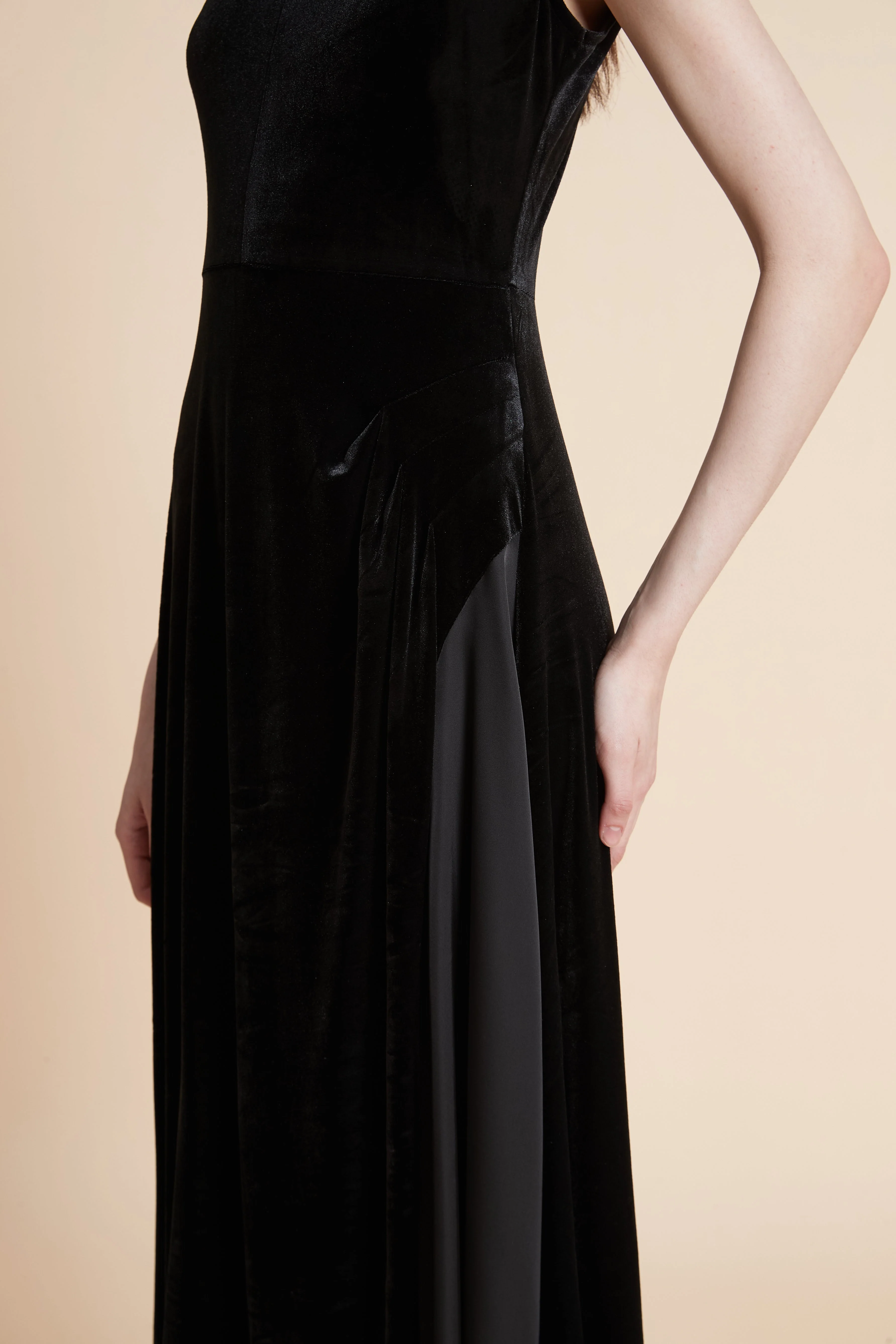 Solid Sleeveless Maxi Dress - Image 6
