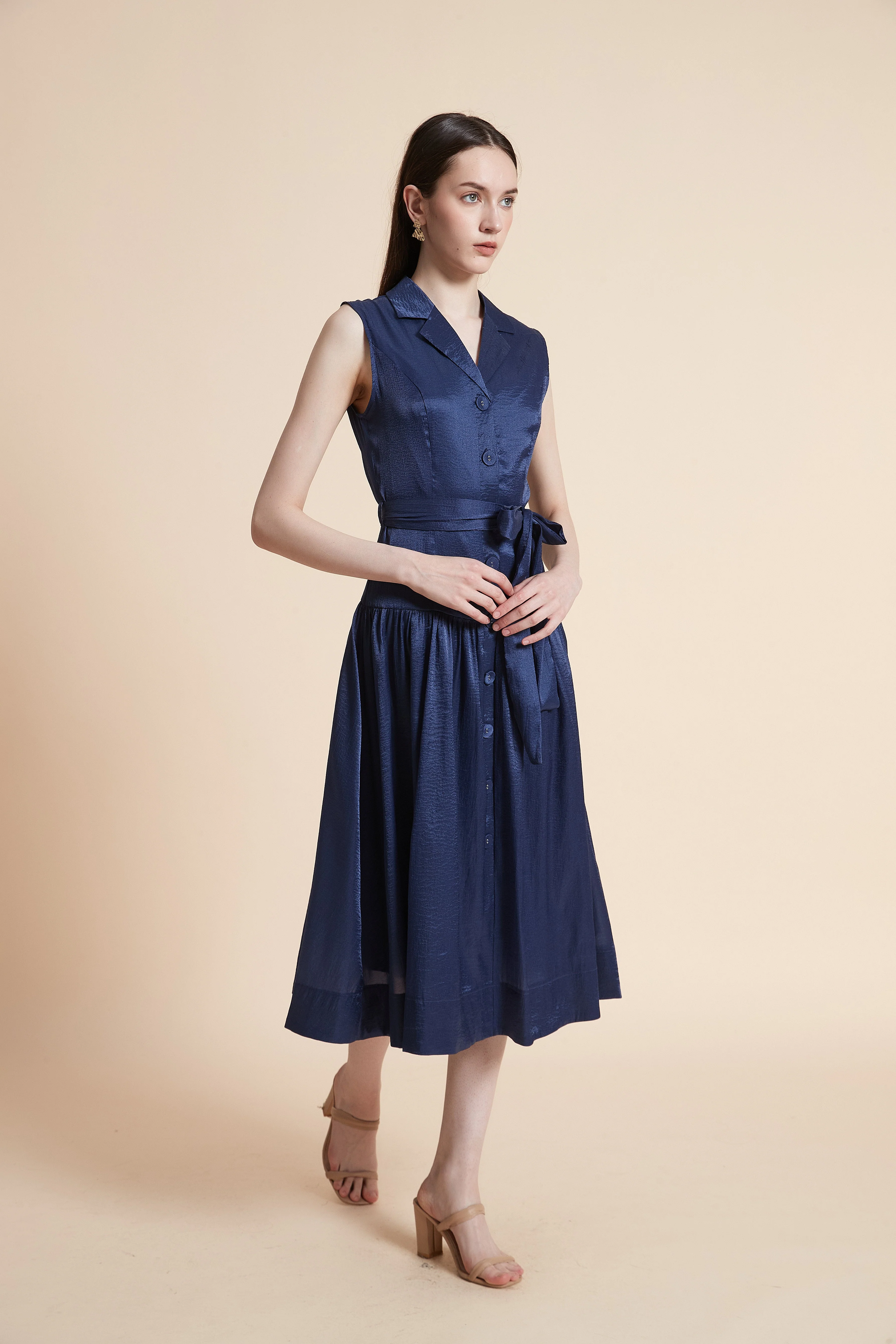 Sleeveless Midi Dress - Image 2