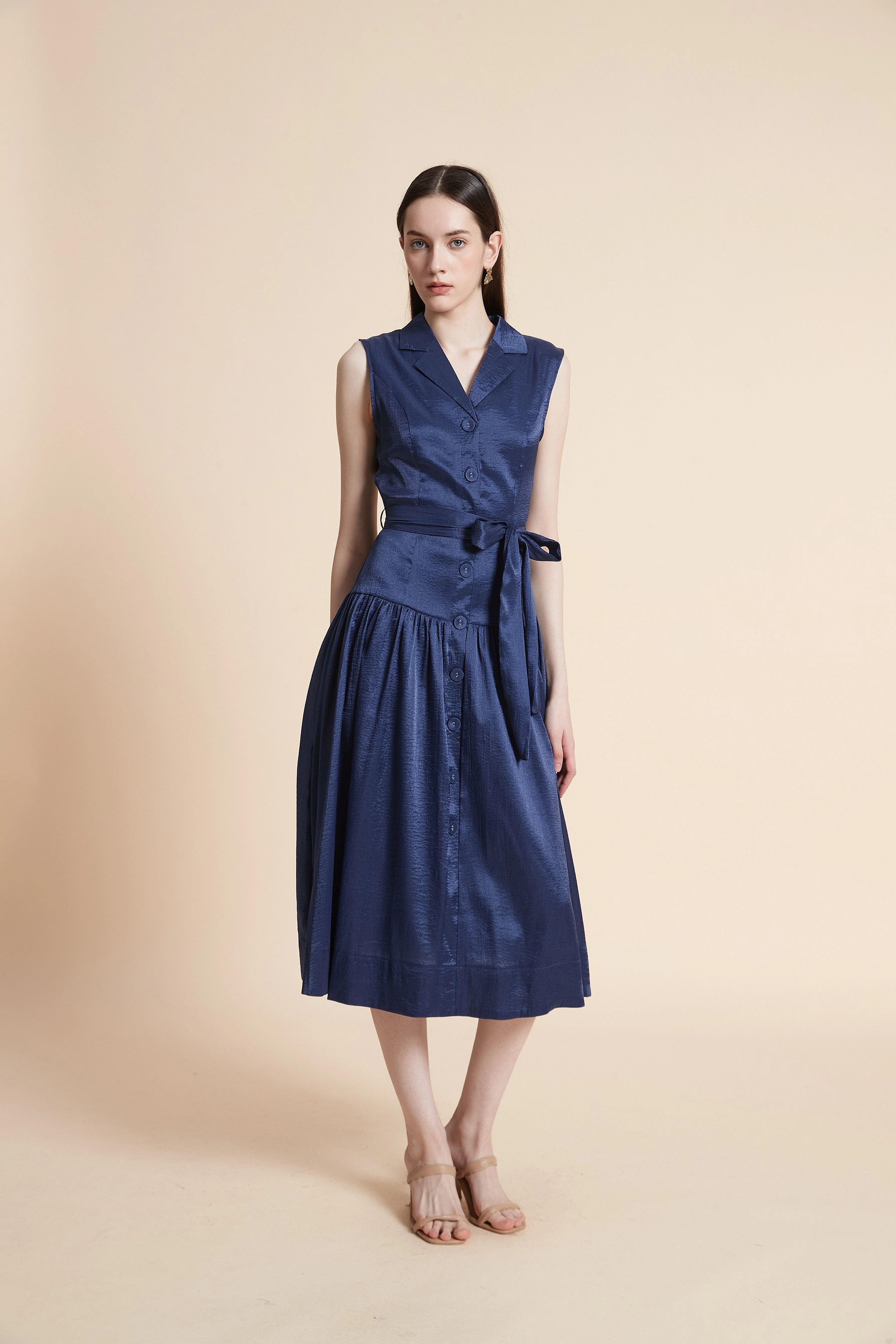 Sleeveless Midi Dress - Image 4