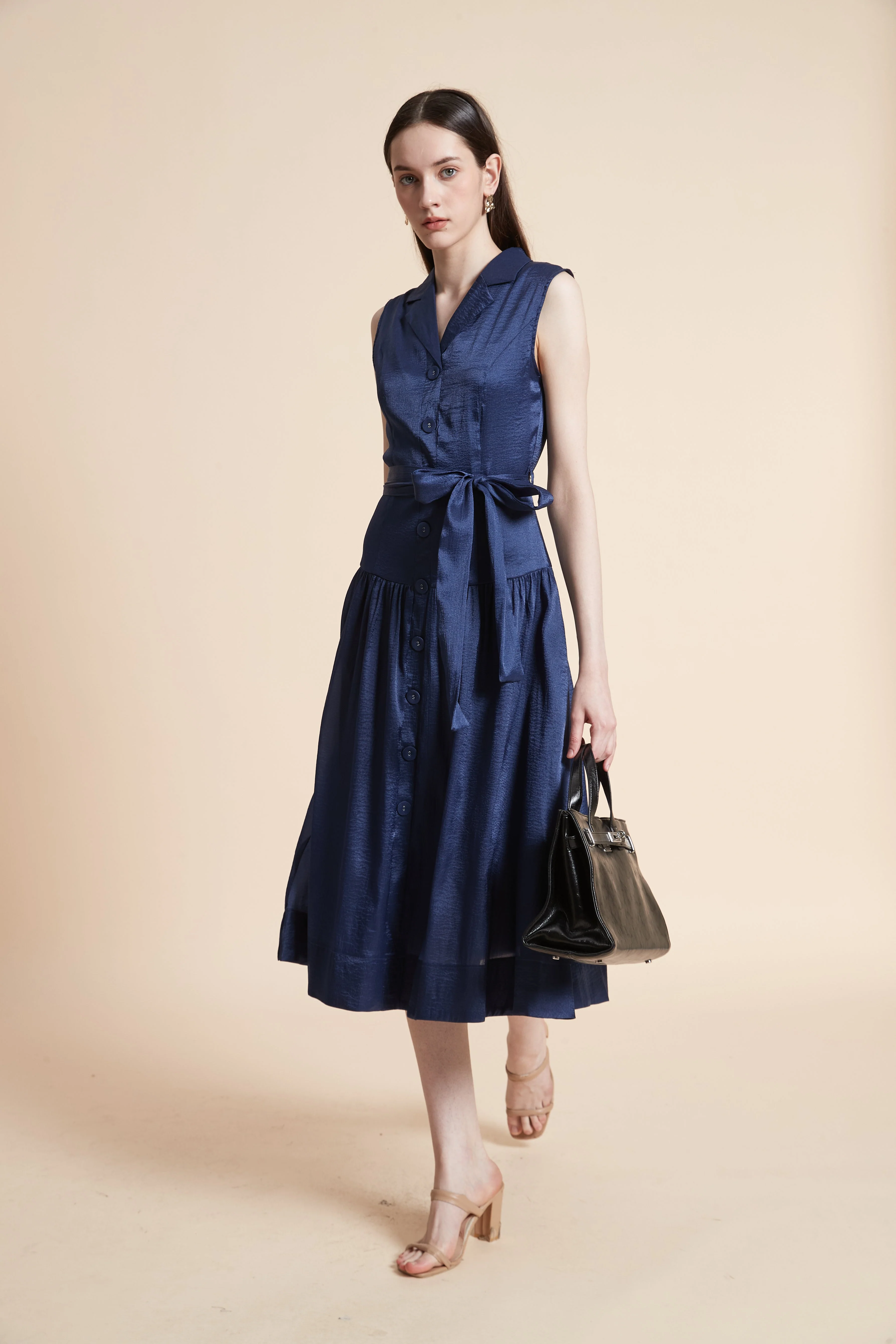 Sleeveless Midi Dress - Image 5