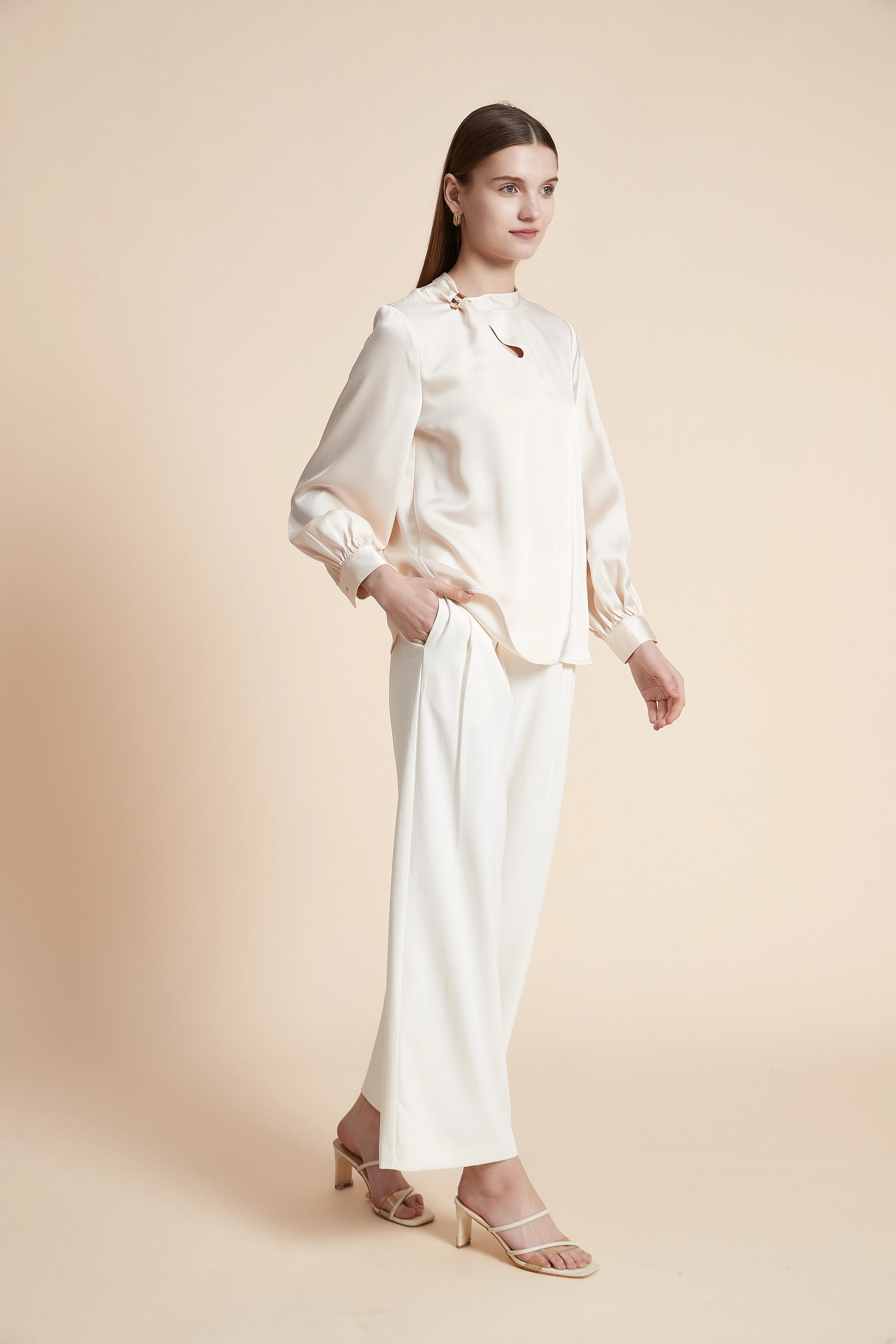 Long Sleeve Solid Top - Image 3
