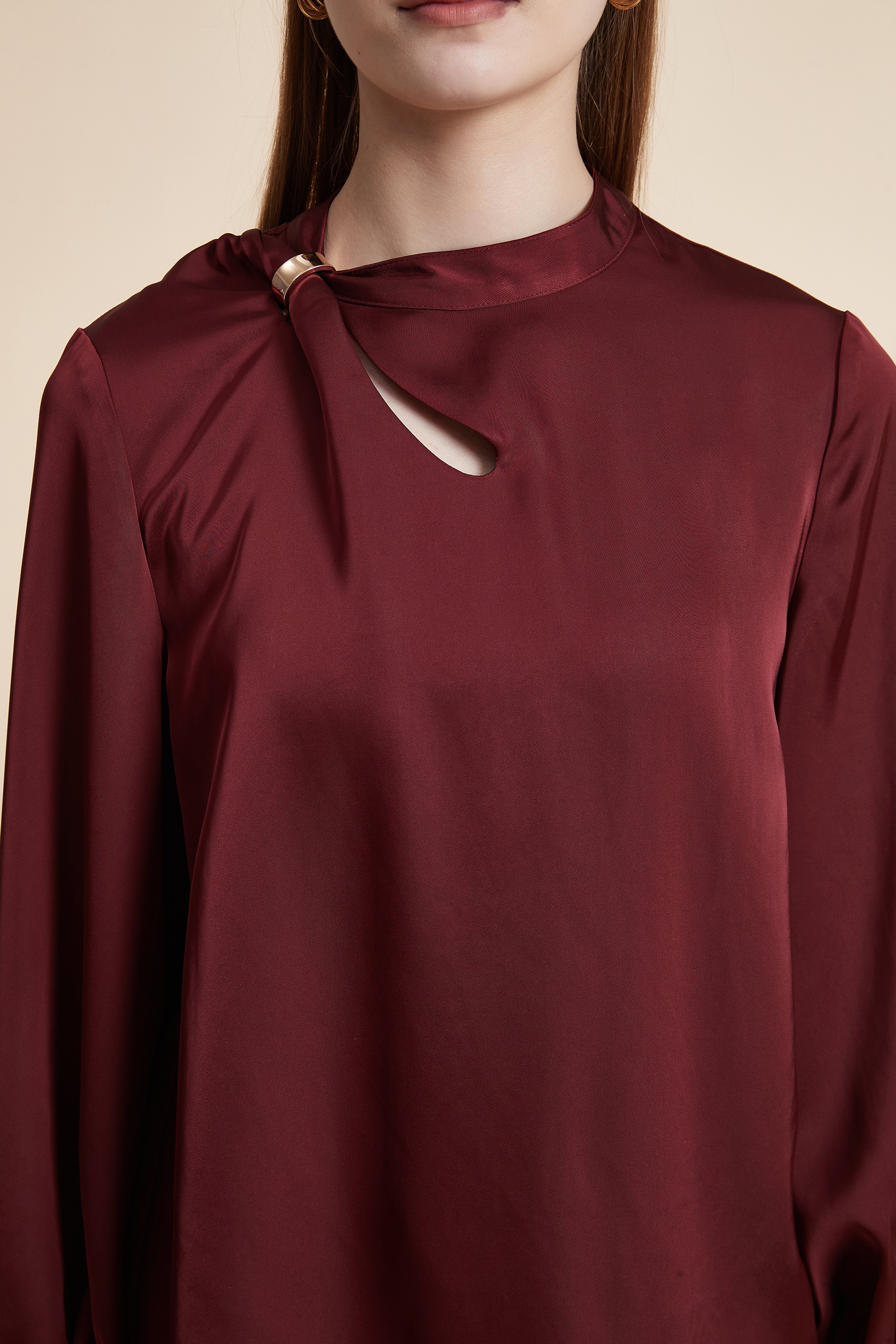 Long Sleeve Solid Top - Image 8
