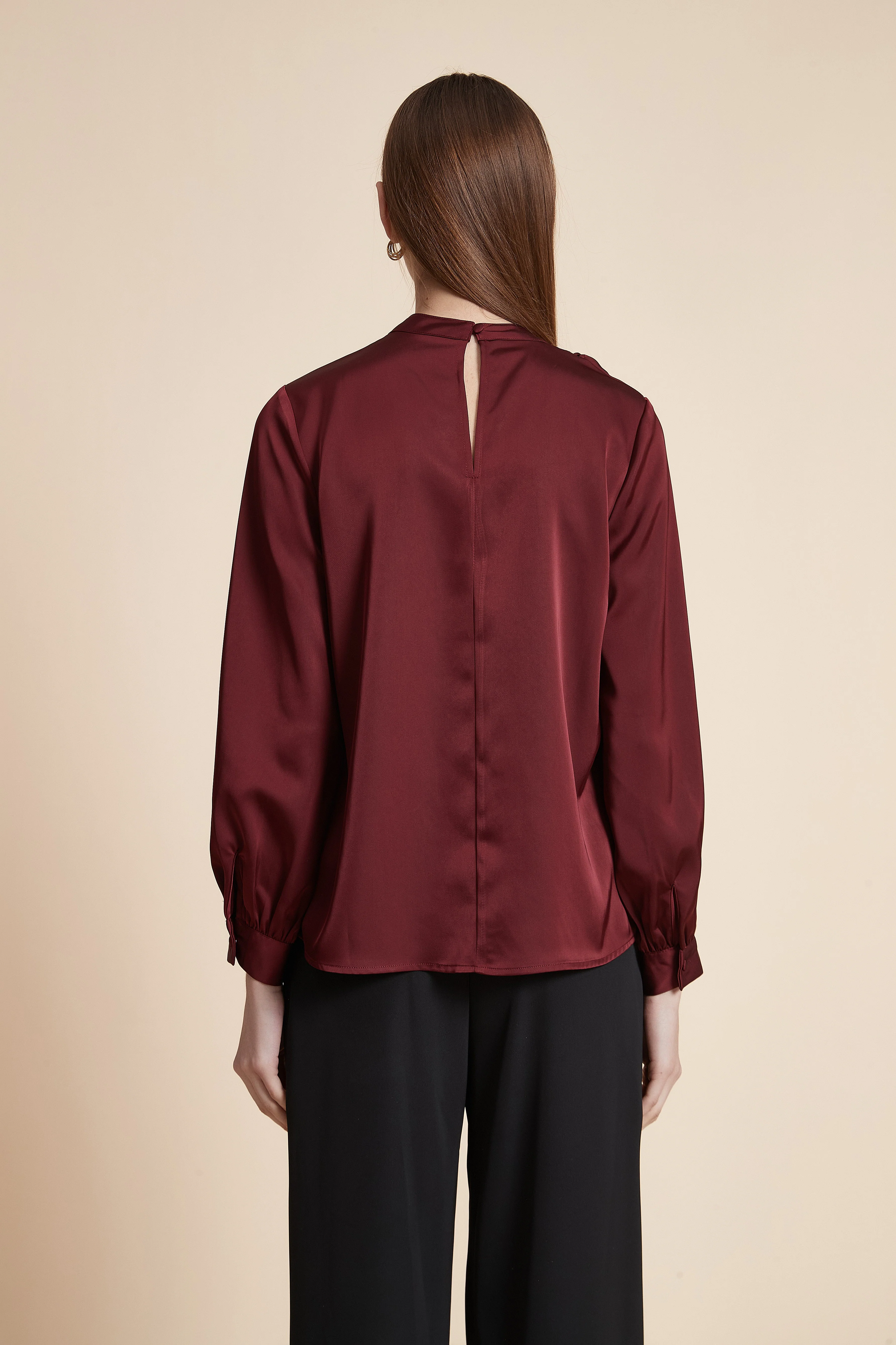 Long Sleeve Solid Top - Image 9