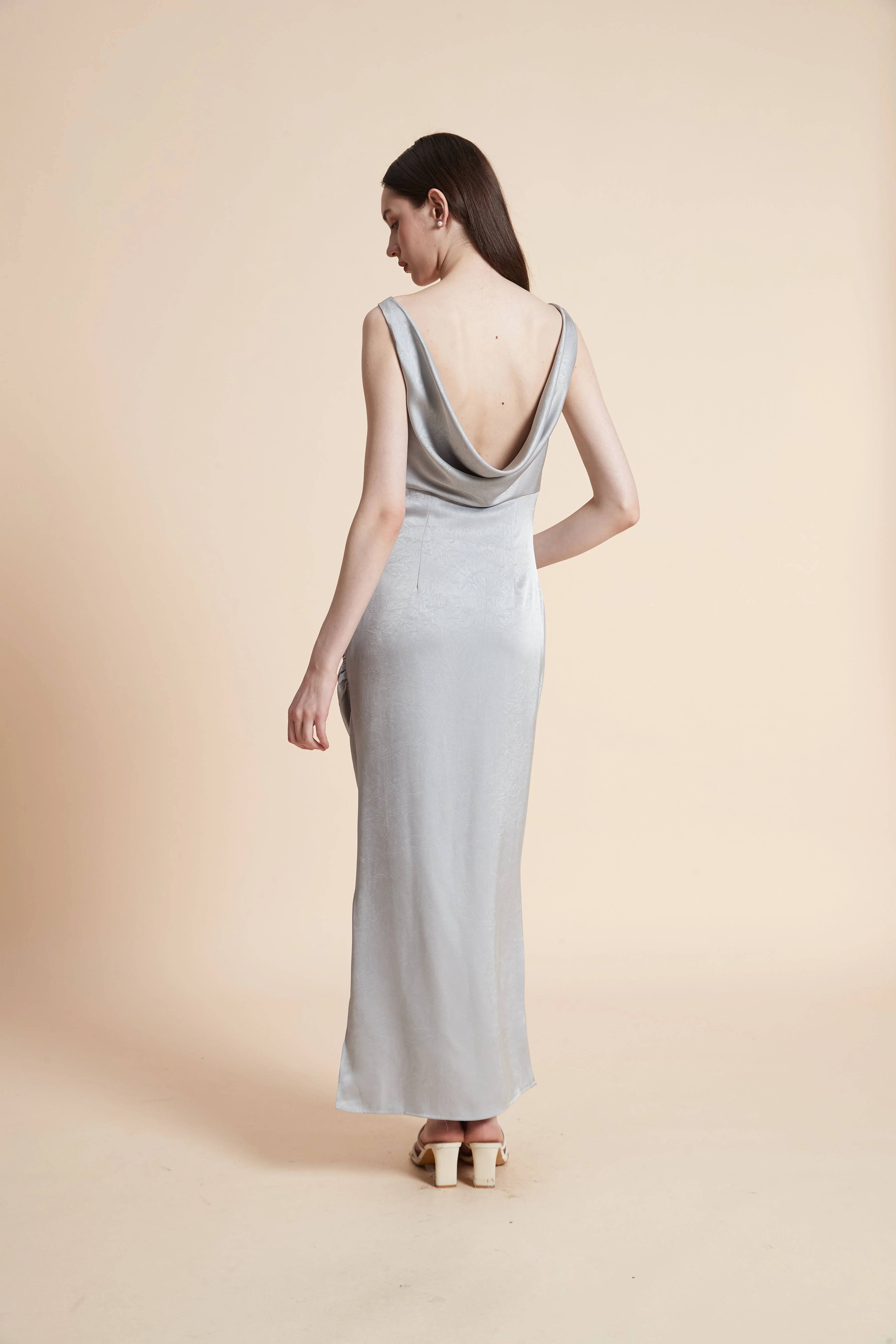 Sleeveless Plain Maxi Dress - Image 6