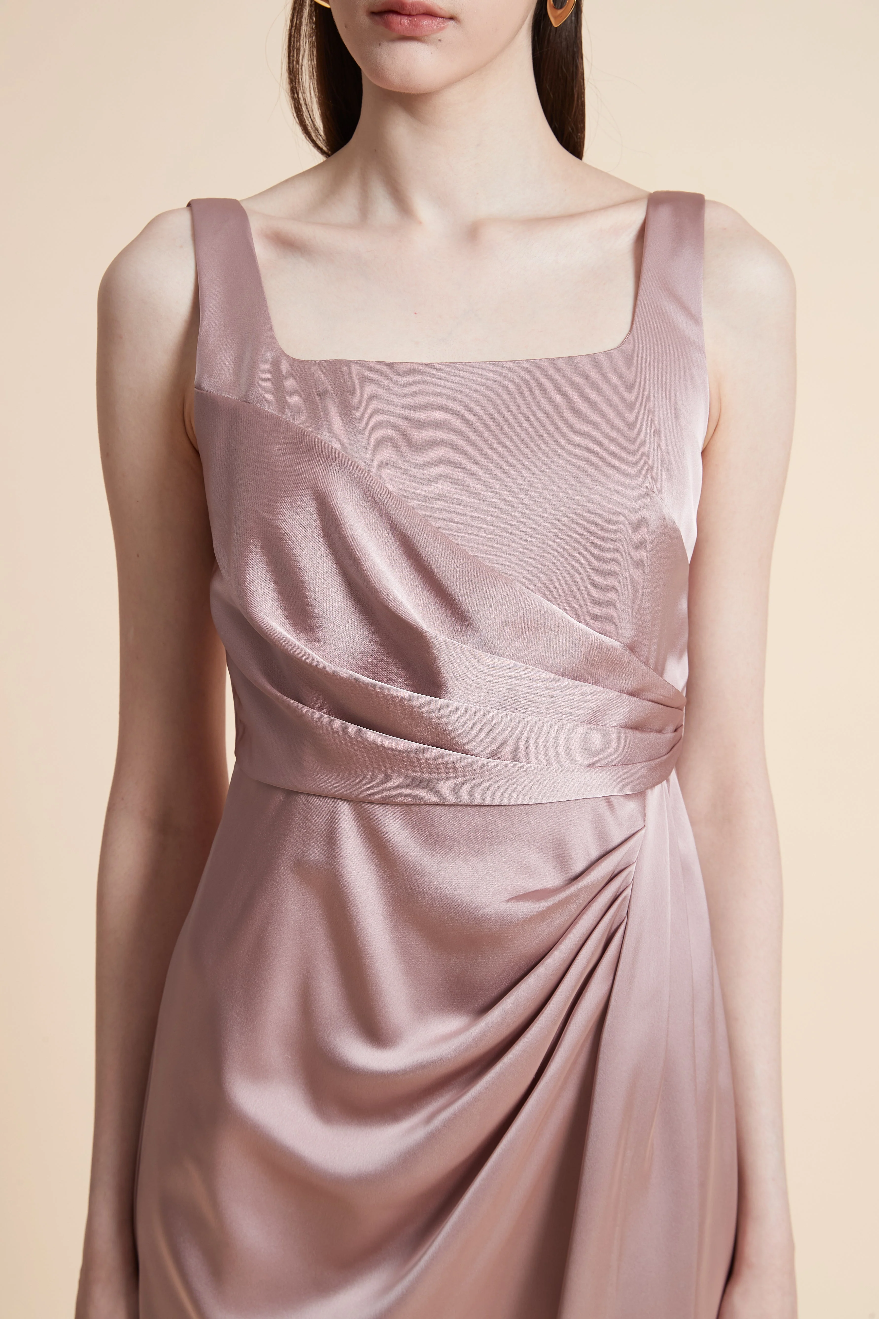 Sleeveless Maxi Dress with Front Slit - Image 11