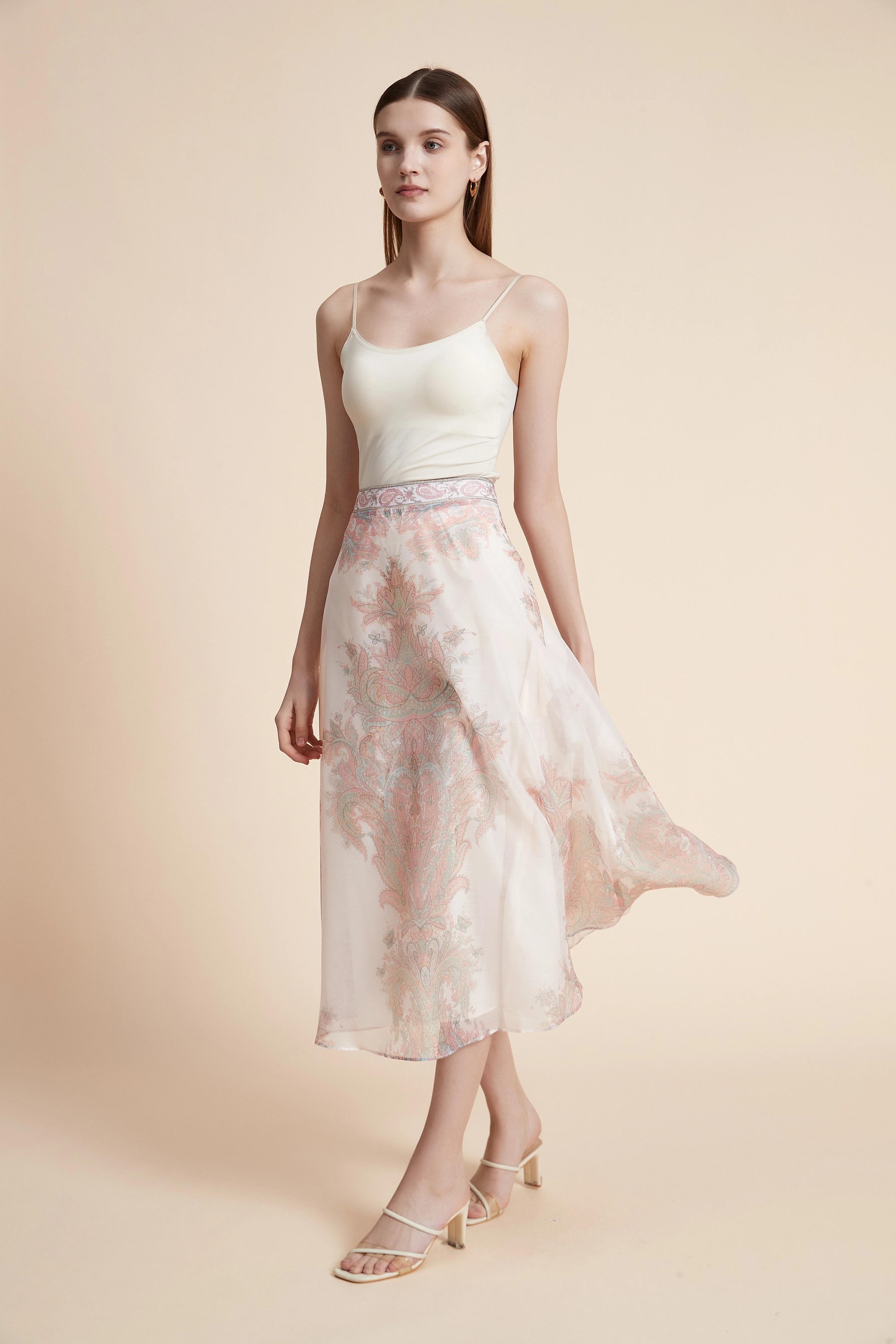 Printed Midi Skirt - Image 2