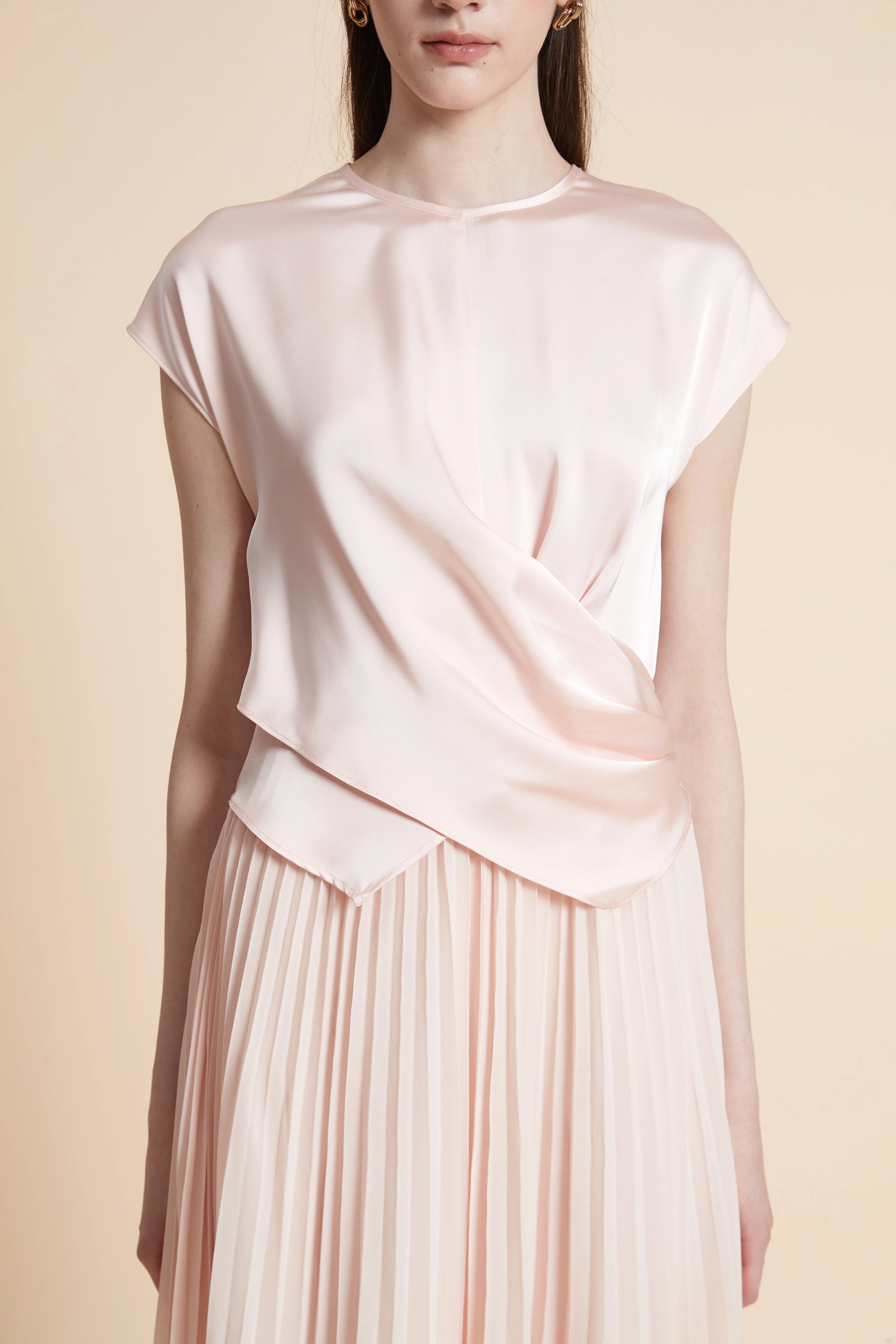 Pleated Midi Dress - Image 5