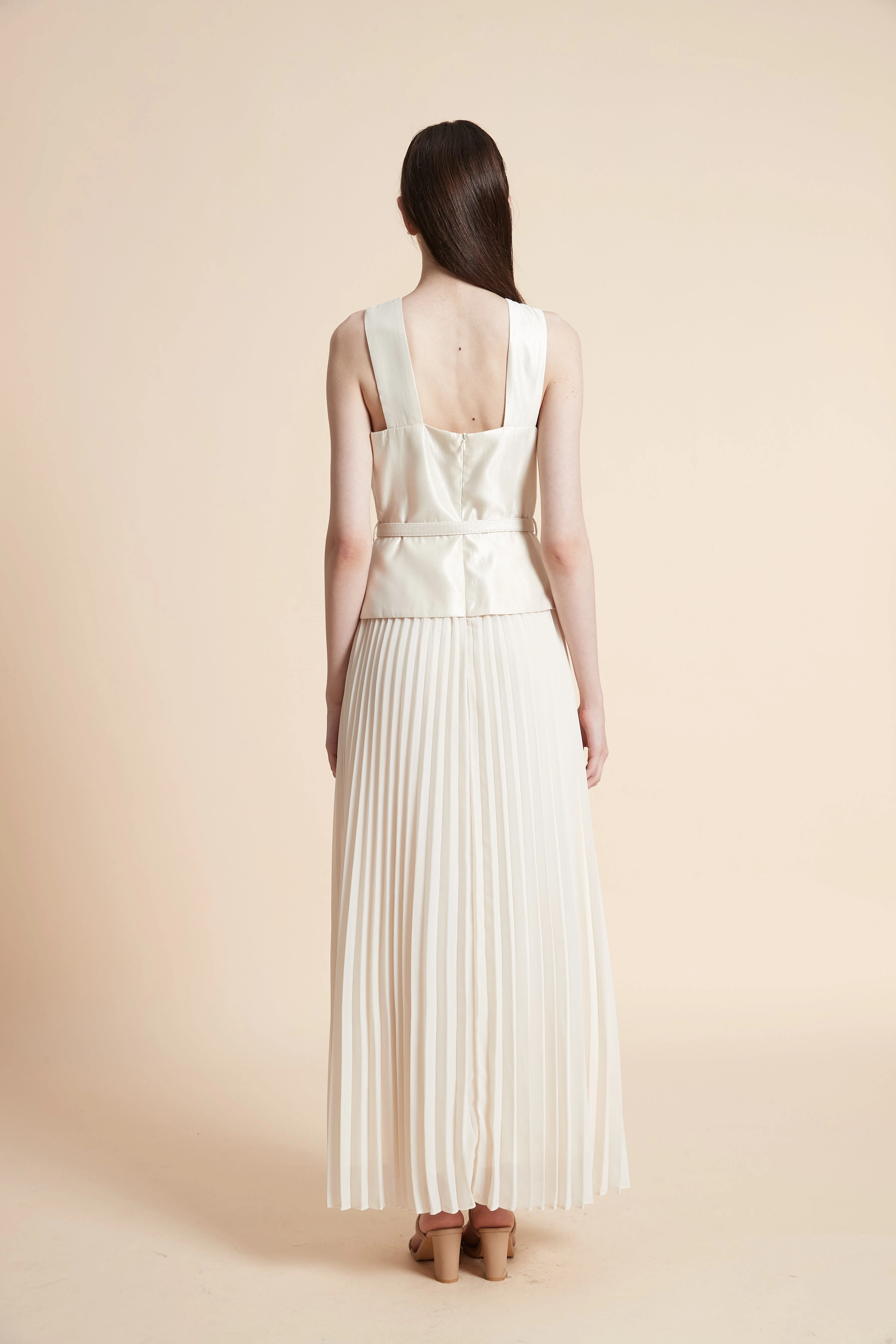 Pleated Maxi Dress - Image 5
