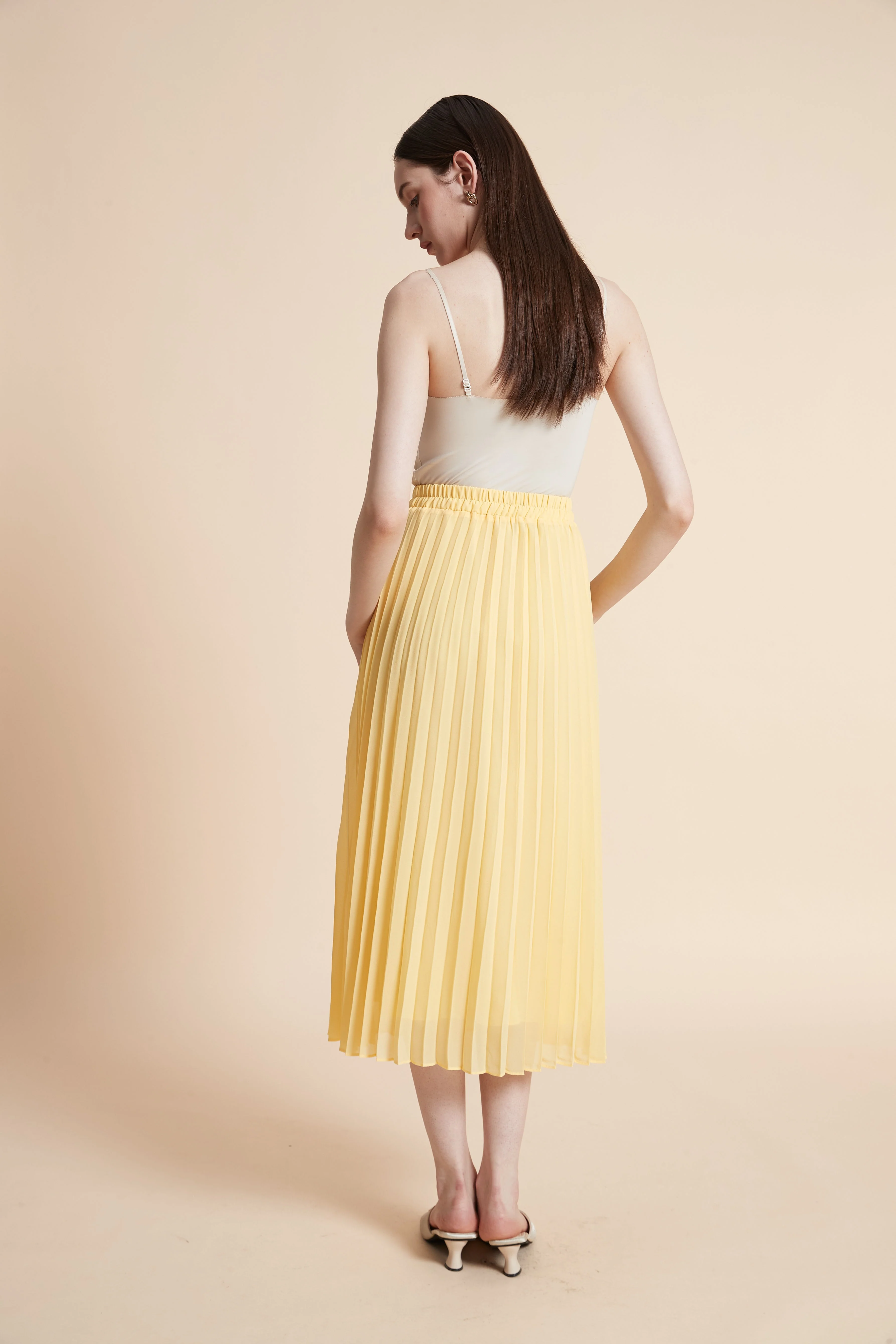 Pleated Midi Skirt - Image 6