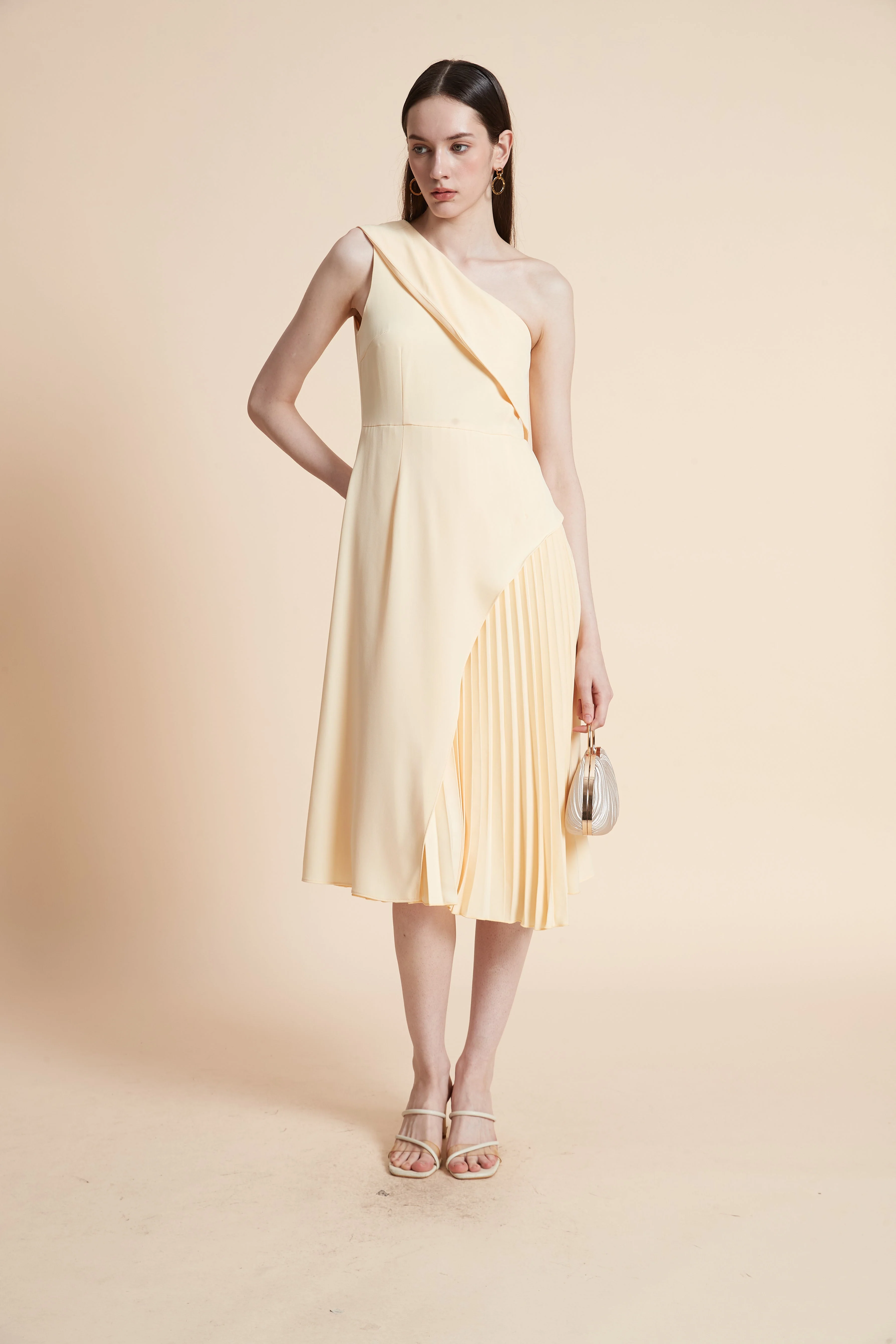 Off-Shoulder Sleeveless Midi Dress - Image 6